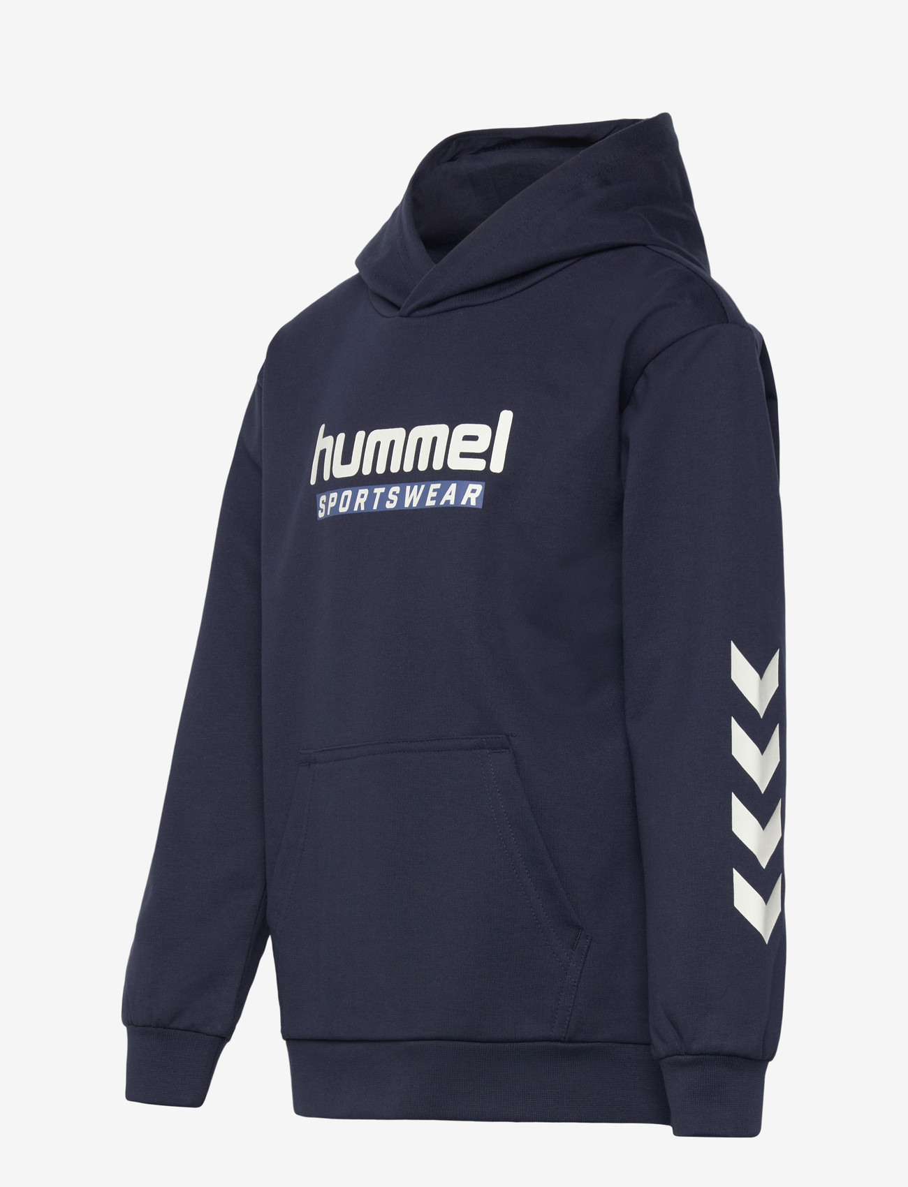 Hummel - hmlJR LOGO HOODIE - huvtröjor - dress blues - 2