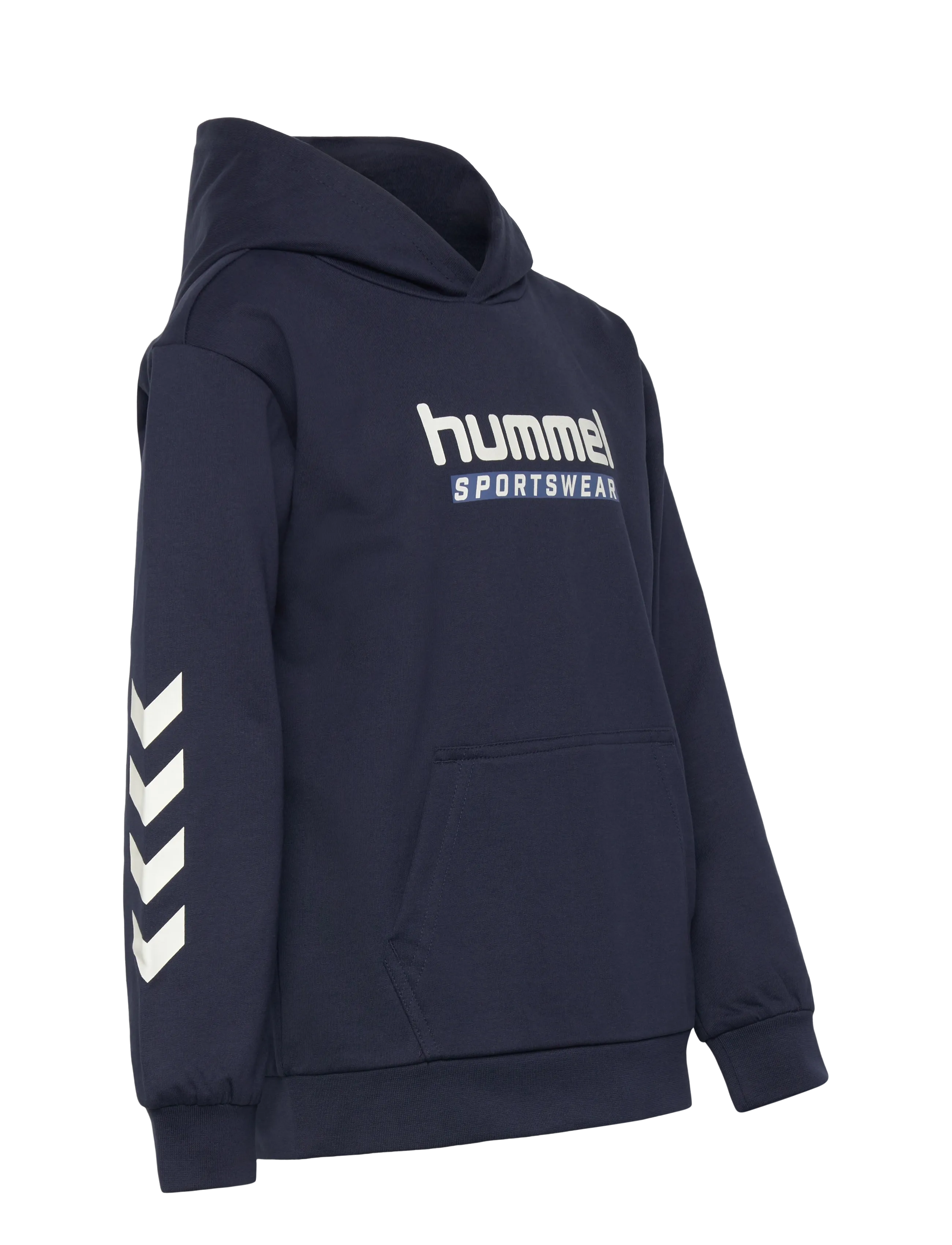 Hummel - hmlJR LOGO HOODIE - hoodies - dress blues - 3