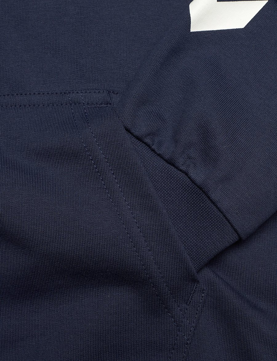 Hummel - hmlJR LOGO HOODIE - huvtröjor - dress blues - 5
