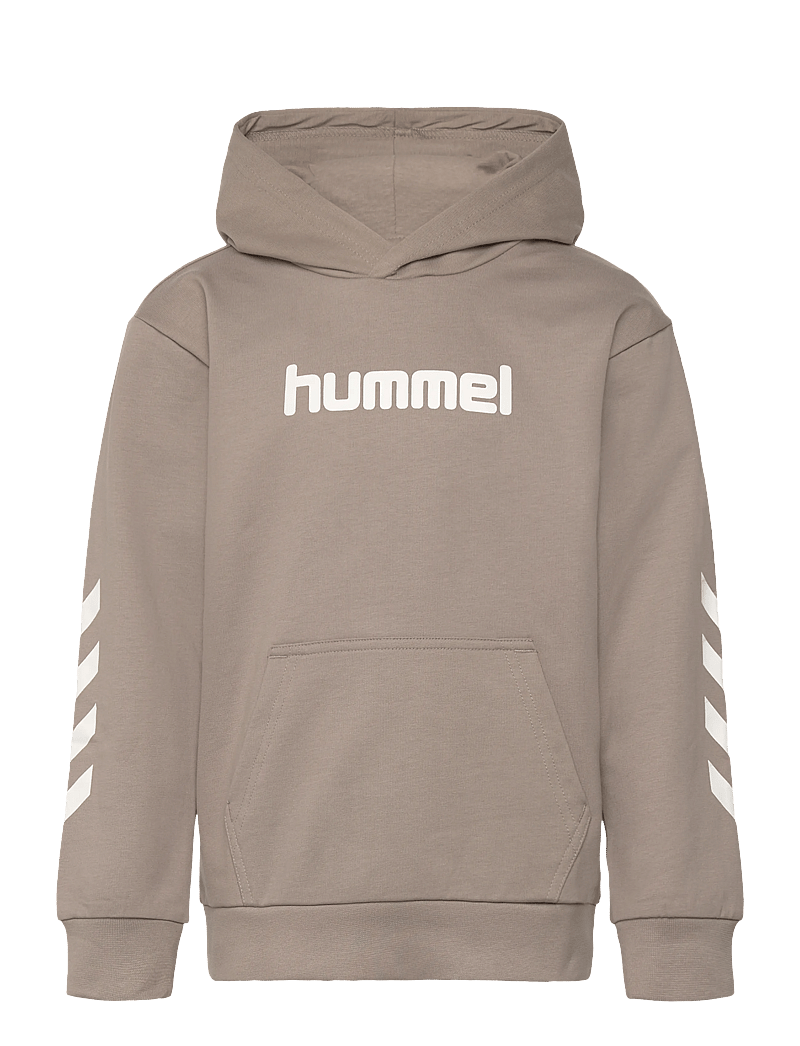 Hummel - hmlJR LOGO HOODIE - kapuutsiga dressipluusid - rock ridge - 0