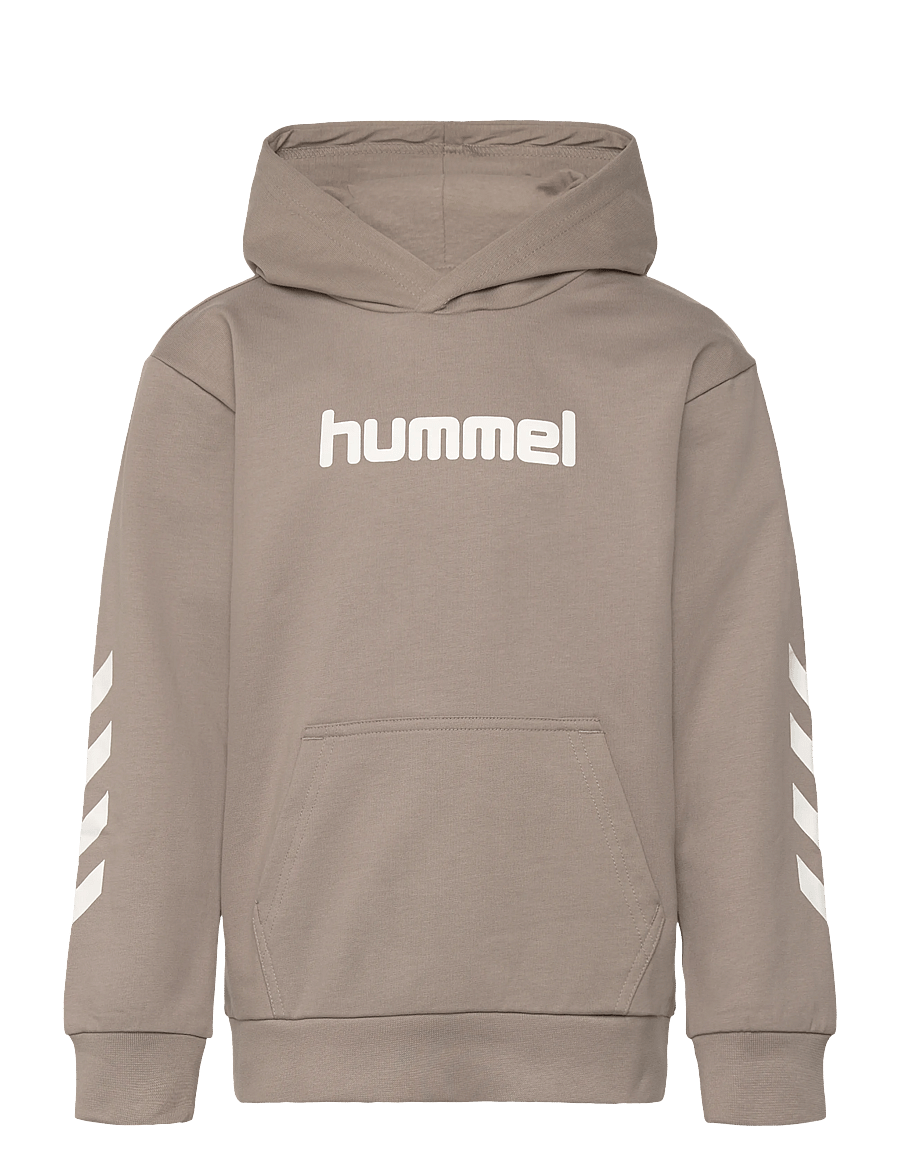 Hummel - hmlJR LOGO HOODIE - hættetrøjer - rock ridge - 0