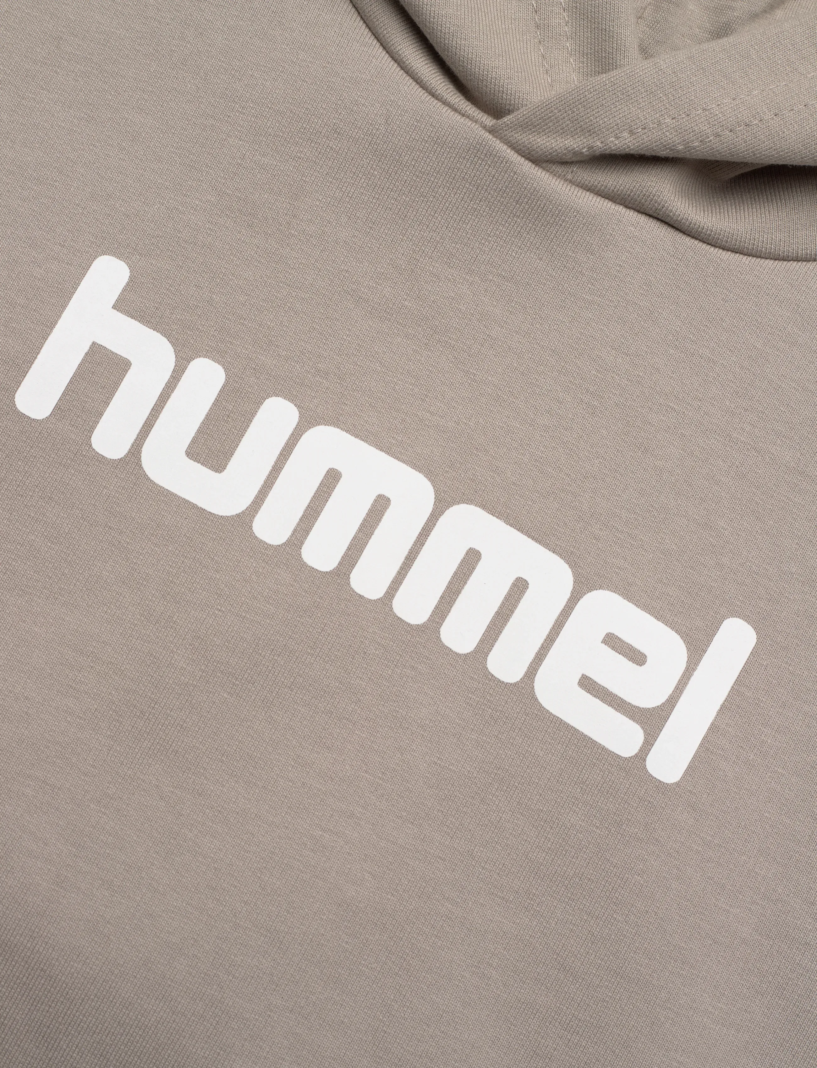 Hummel - hmlJR LOGO HOODIE - hættetrøjer - rock ridge - 2