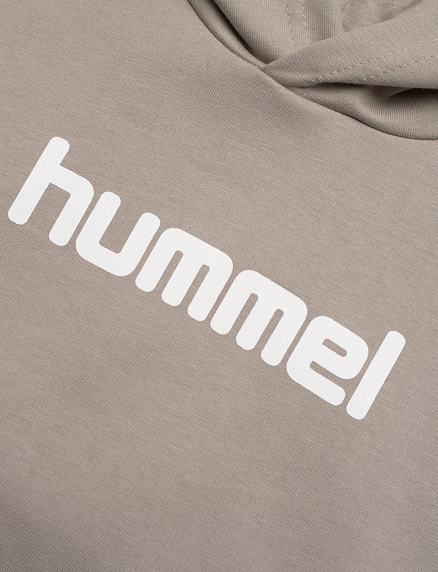 Hummel - hmlJR LOGO HOODIE - hættetrøjer - rock ridge - 2