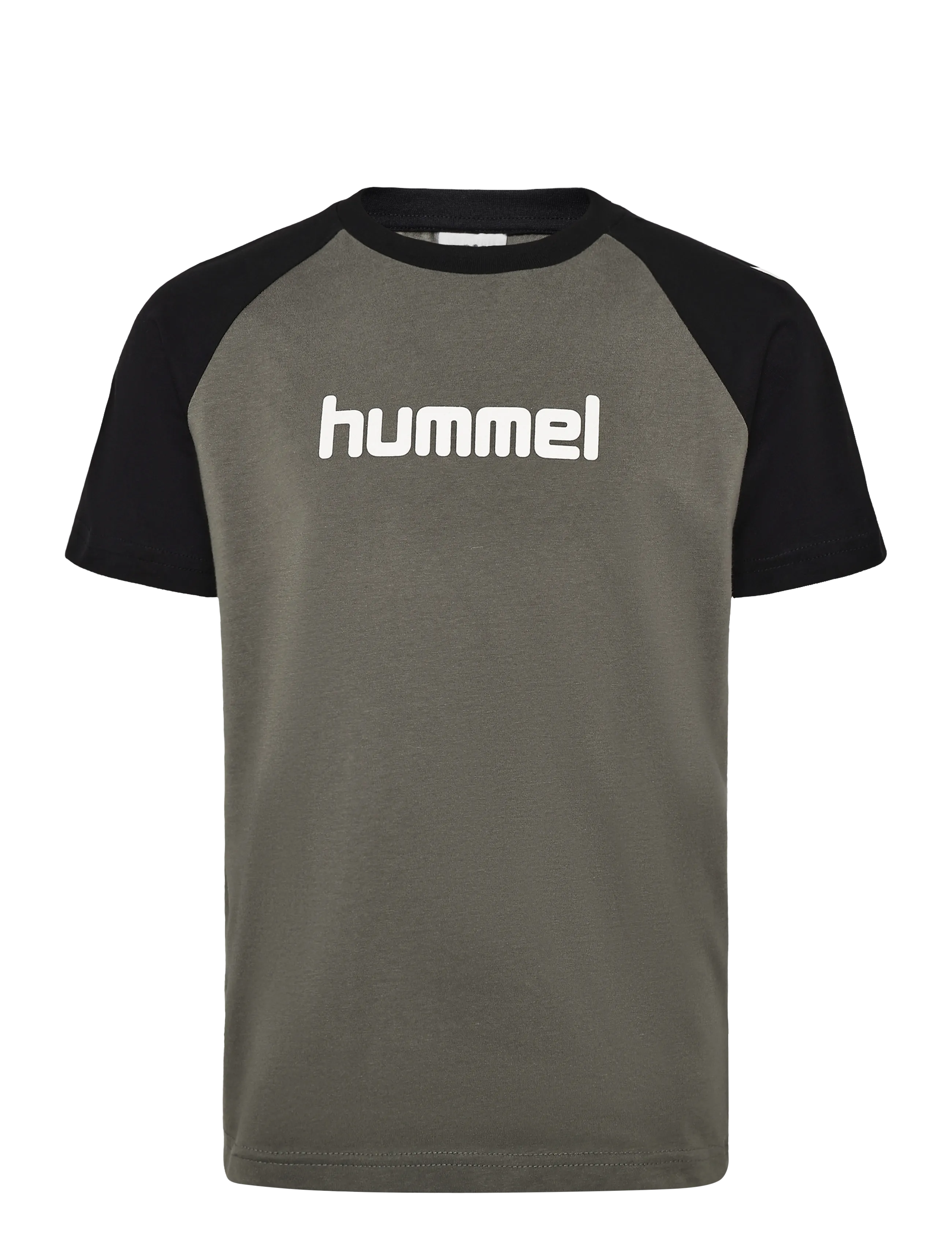 Hummel hmlJR LOGO T-SHIRT S/S - Kurzärmelige - CASTOR GRAY / grey