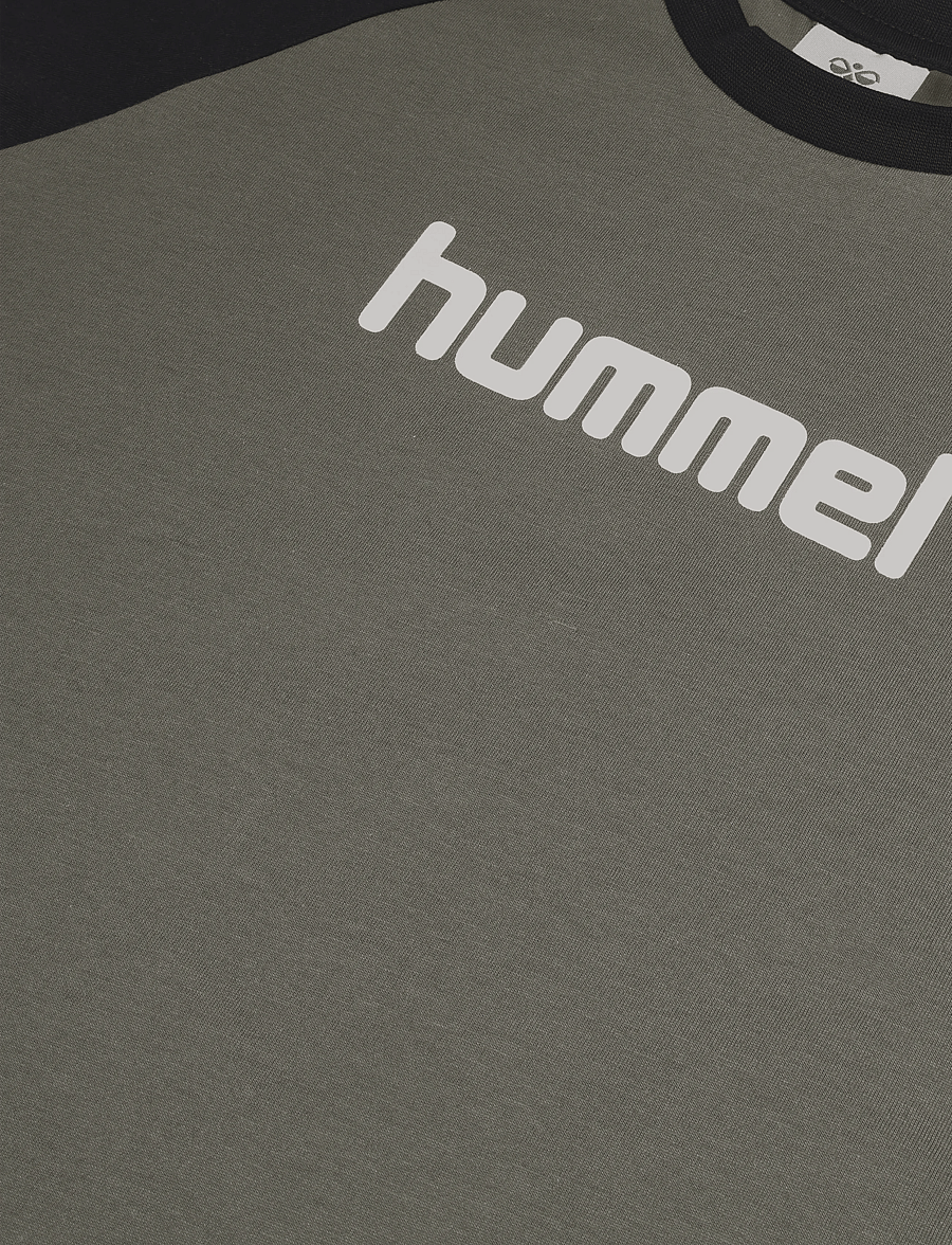 Hummel - hmlJR LOGO T-SHIRT S/S - sporttoppar - castor gray - 2