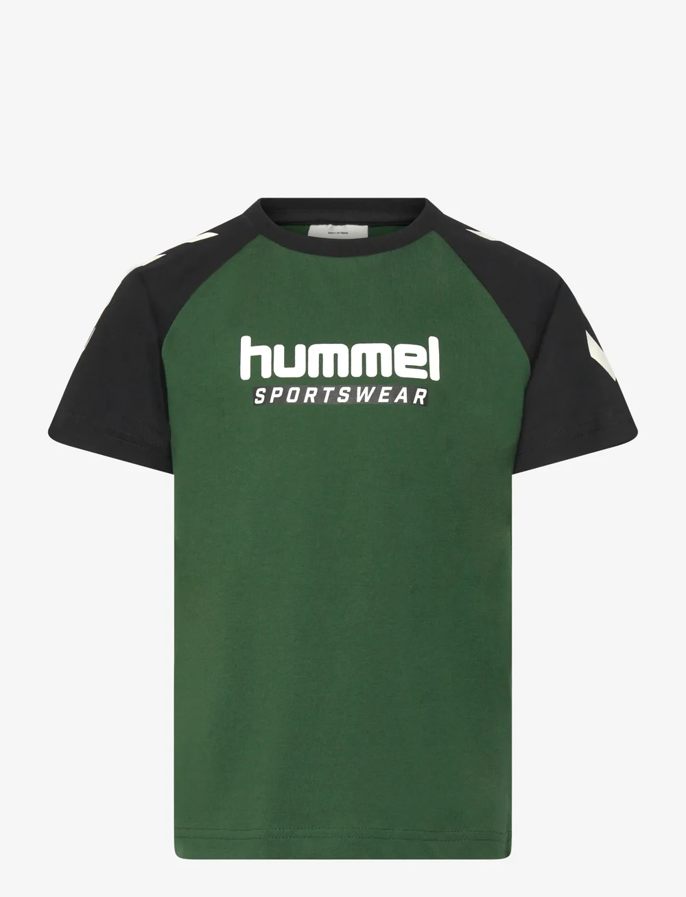 Hummel - hmlJR LOGO T-SHIRT S/S - kortärmade t-shirts - dark green - 0