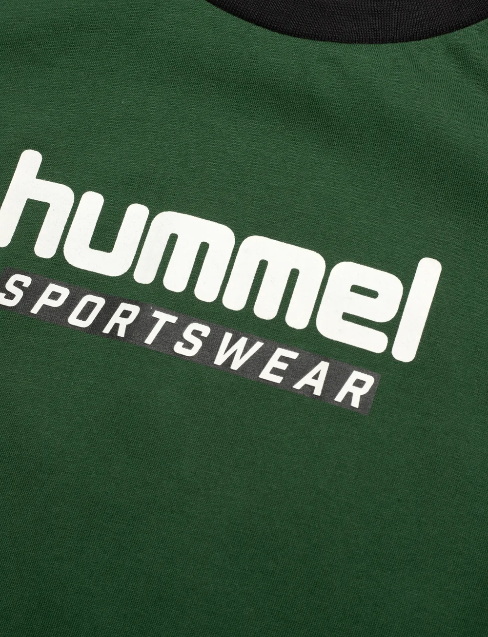 Hummel - hmlJR LOGO T-SHIRT S/S - kortärmade t-shirts - dark green - 2