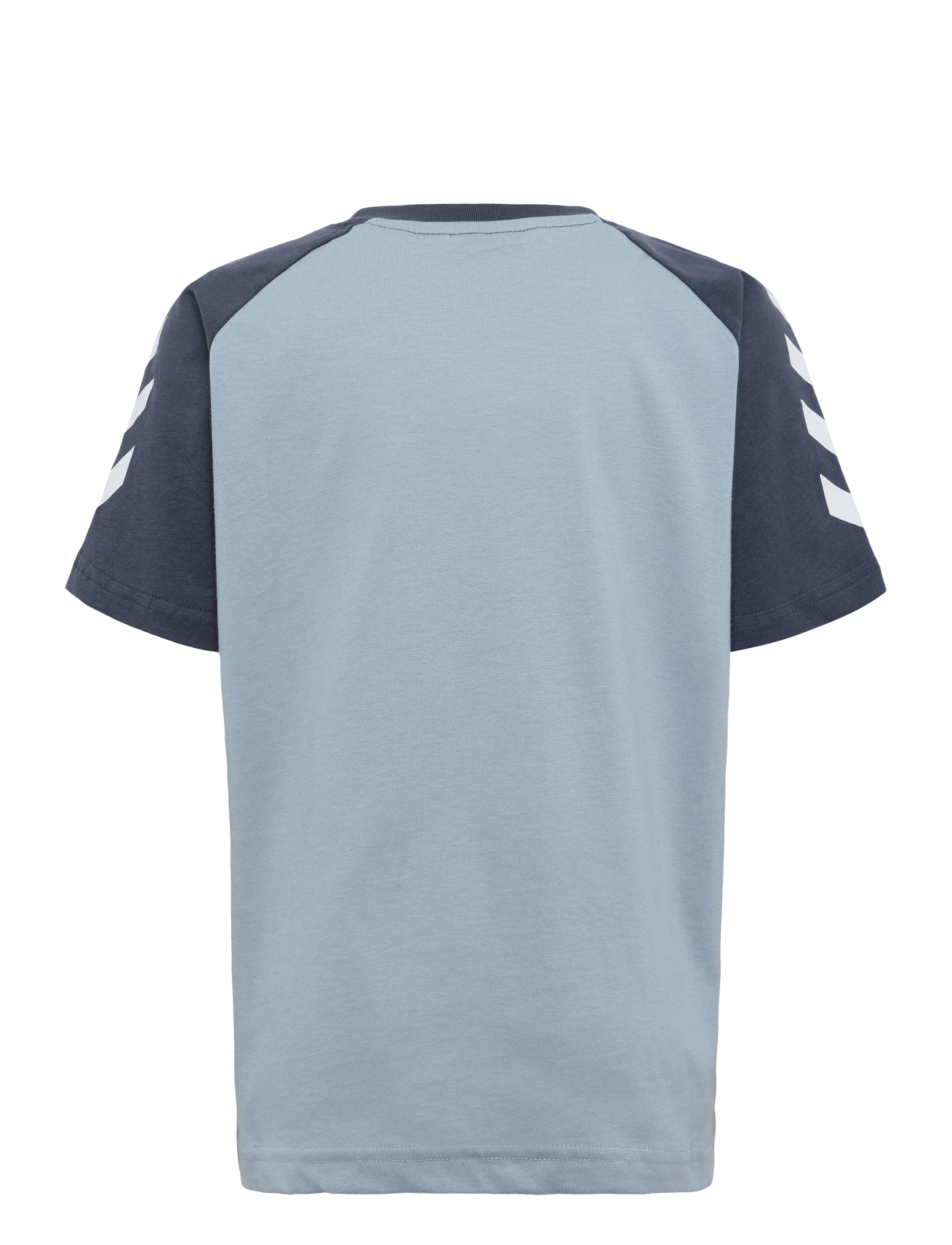 Hummel - hmlJR LOGO T-SHIRT S/S - sportoberteile - dusty blue - 1