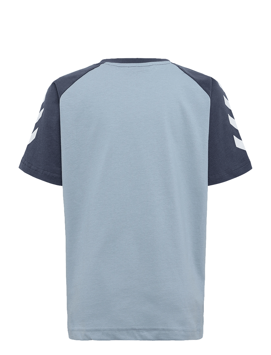 Hummel - hmlJR LOGO T-SHIRT S/S - sporttoppar - dusty blue - 1