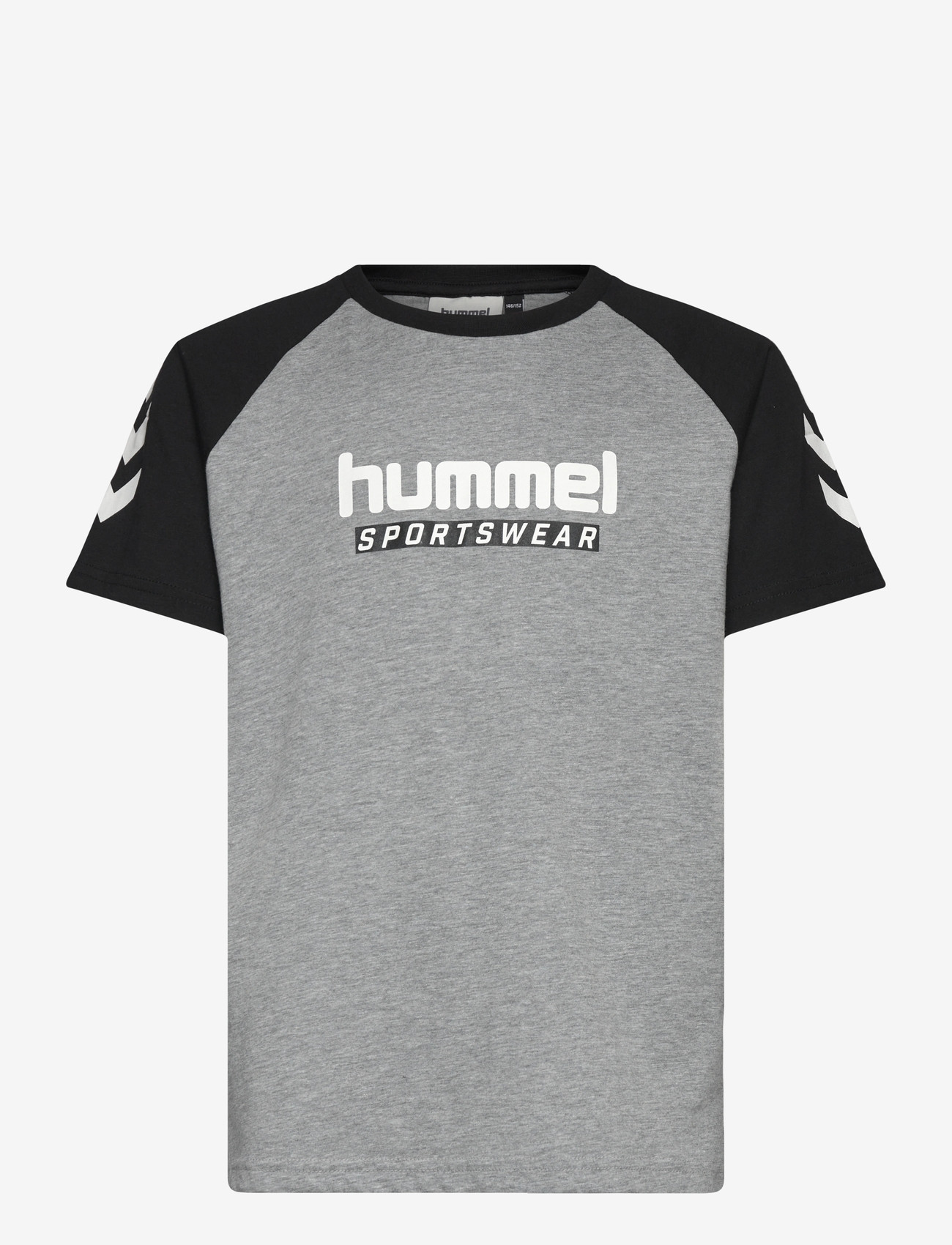 Hummel - hmlJR LOGO T-SHIRT S/S - spordisärgid - grey melange - 0