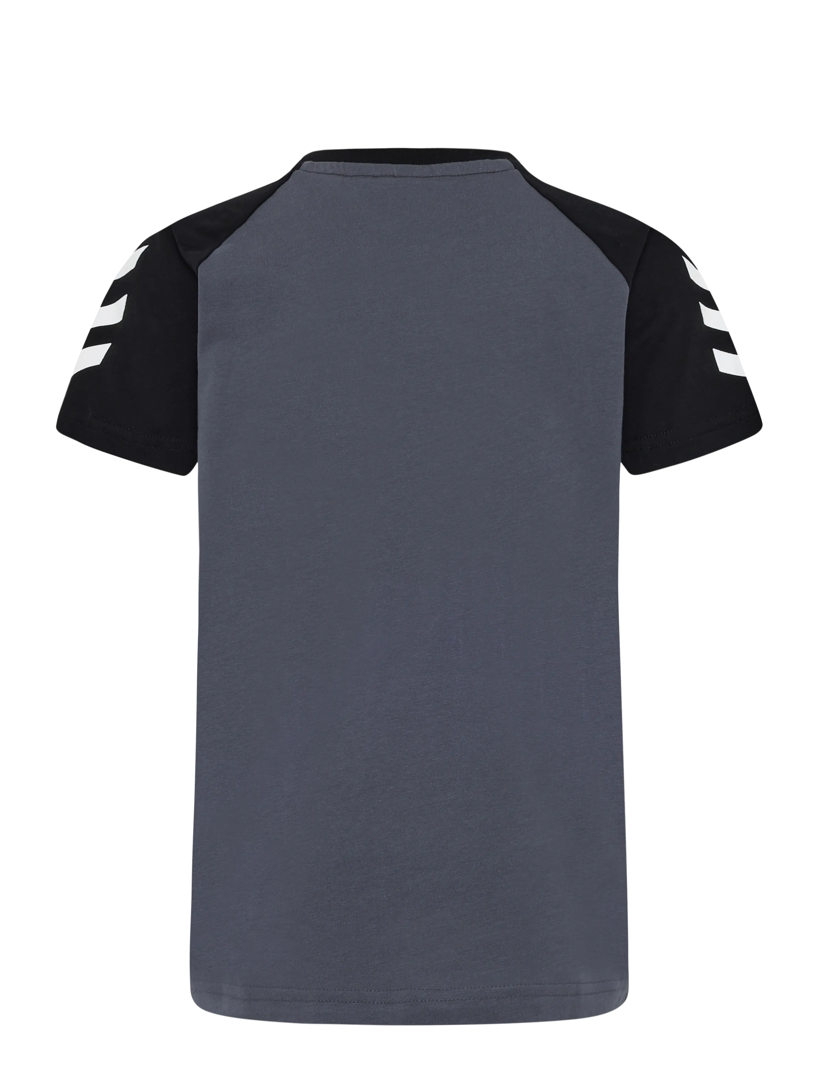 Hummel - hmlJR LOGO T-SHIRT S/S - sportoberteile - ombre blue - 1