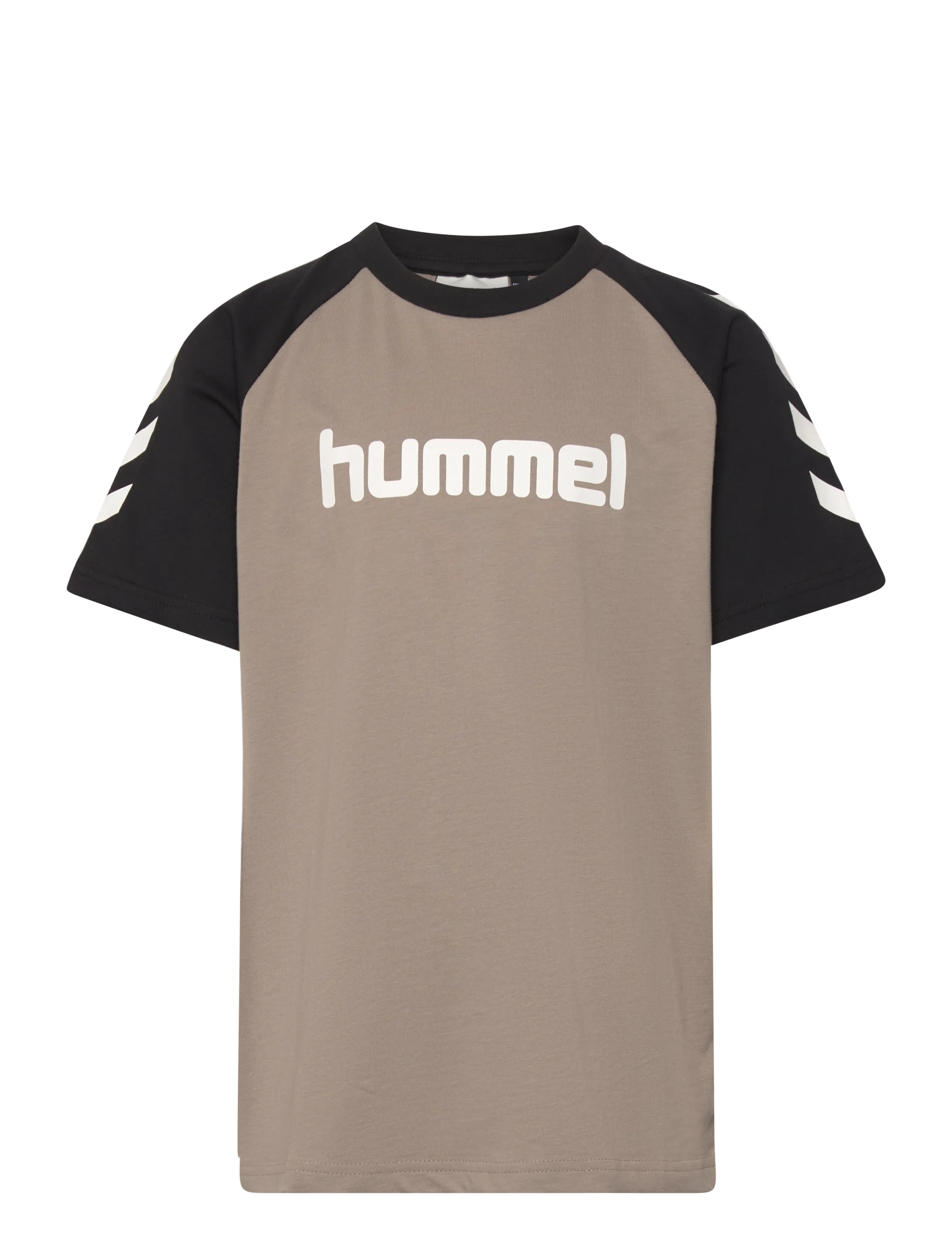 Hummel hmlJR LOGO T-SHIRT S/S - Pokaz Wszystko - ROCK RIDGE / black