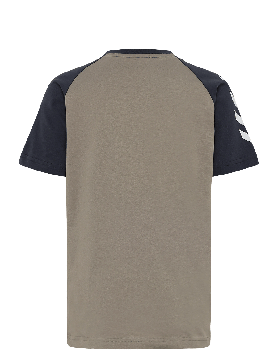 Hummel - hmlJR LOGO T-SHIRT S/S - sporttoppar - vintage khaki - 1