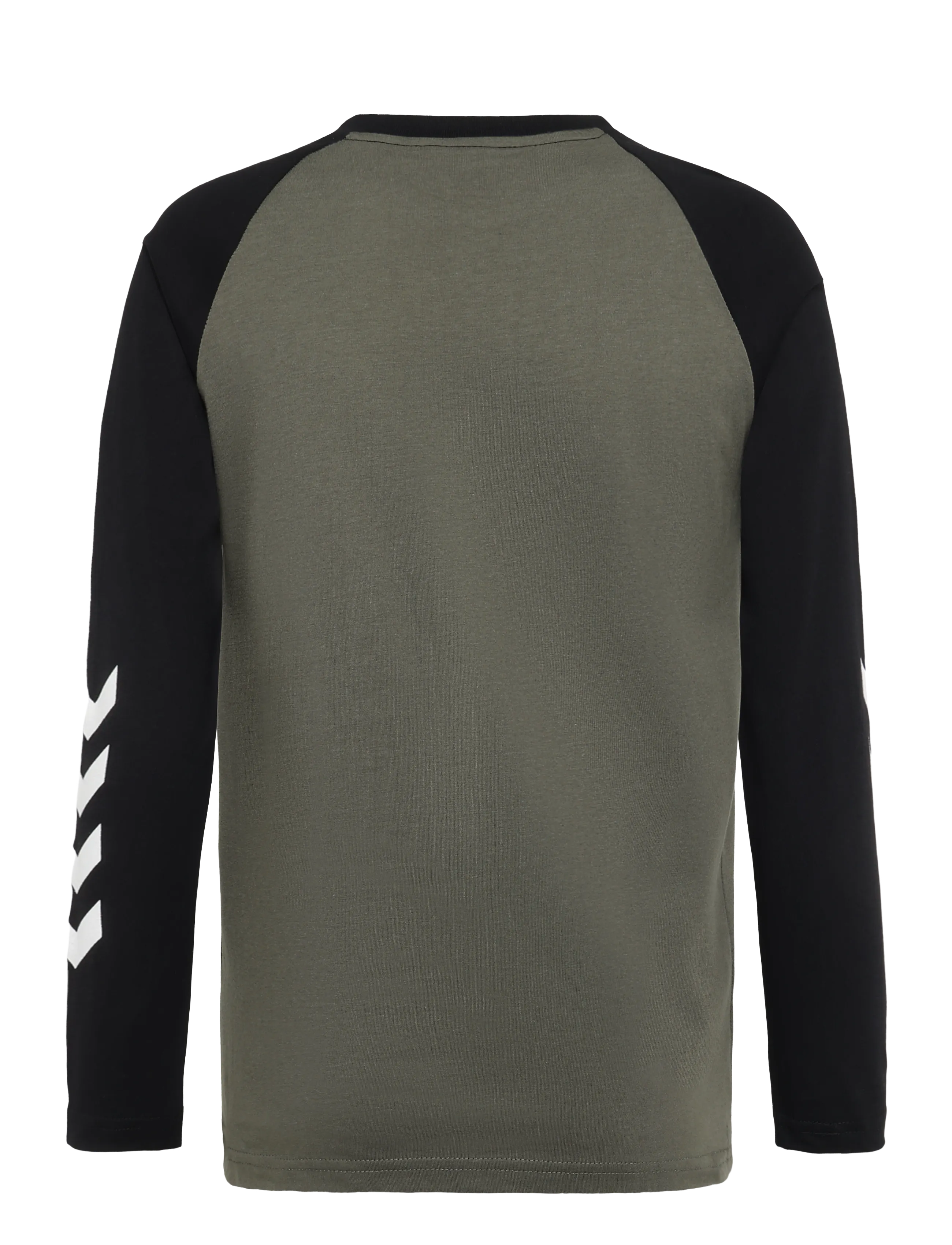 Hummel - hmlJR LOGO T-SHIRT L/S - långärmade t-shirts - castor gray - 1