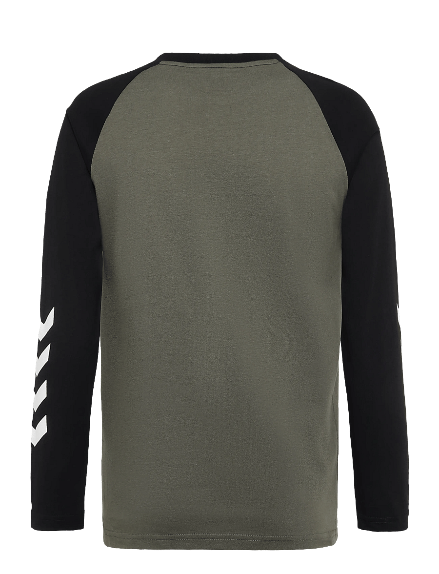 Hummel - hmlJR LOGO T-SHIRT L/S - long-sleeved t-shirts - castor gray - 1