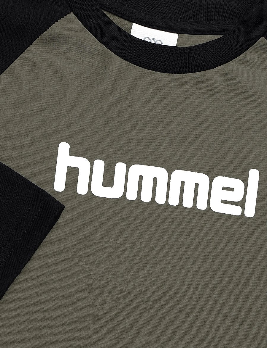 Hummel - hmlJR LOGO T-SHIRT L/S - long-sleeved t-shirts - castor gray - 2
