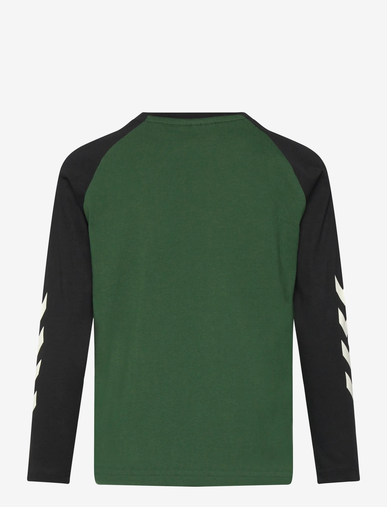 Hummel - hmlJR LOGO T-SHIRT L/S - t-krekli ar garām piedurknēm - dark green - 2