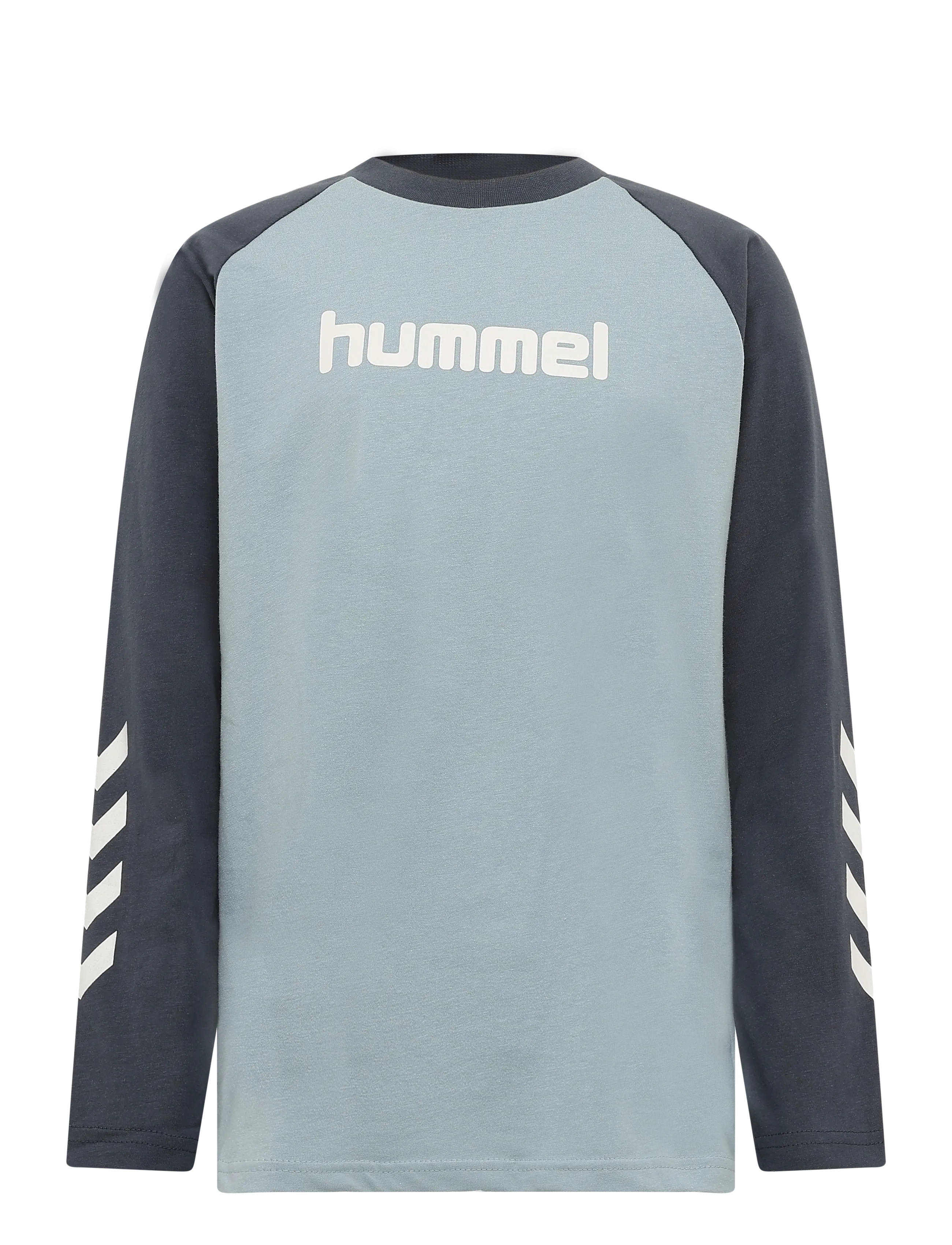 Hummel hmlJR LOGO T-SHIRT L/S - T-särgid - DUSTY BLUE / blue