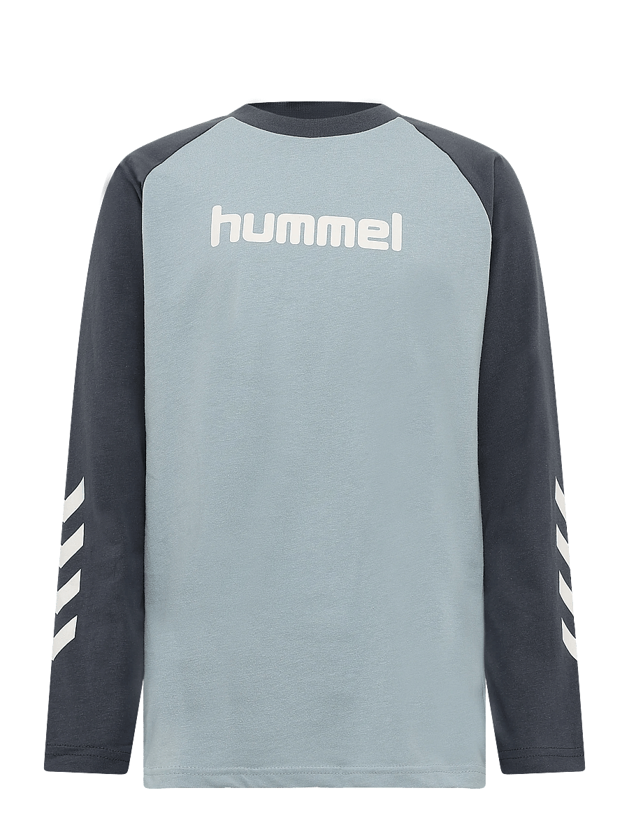 Hummel - hmlJR LOGO T-SHIRT L/S - langärmelig - dusty blue - 0