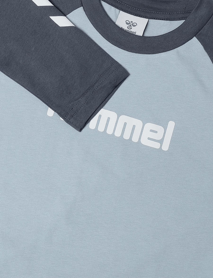 Hummel - hmlJR LOGO T-SHIRT L/S - langärmelig - dusty blue - 2