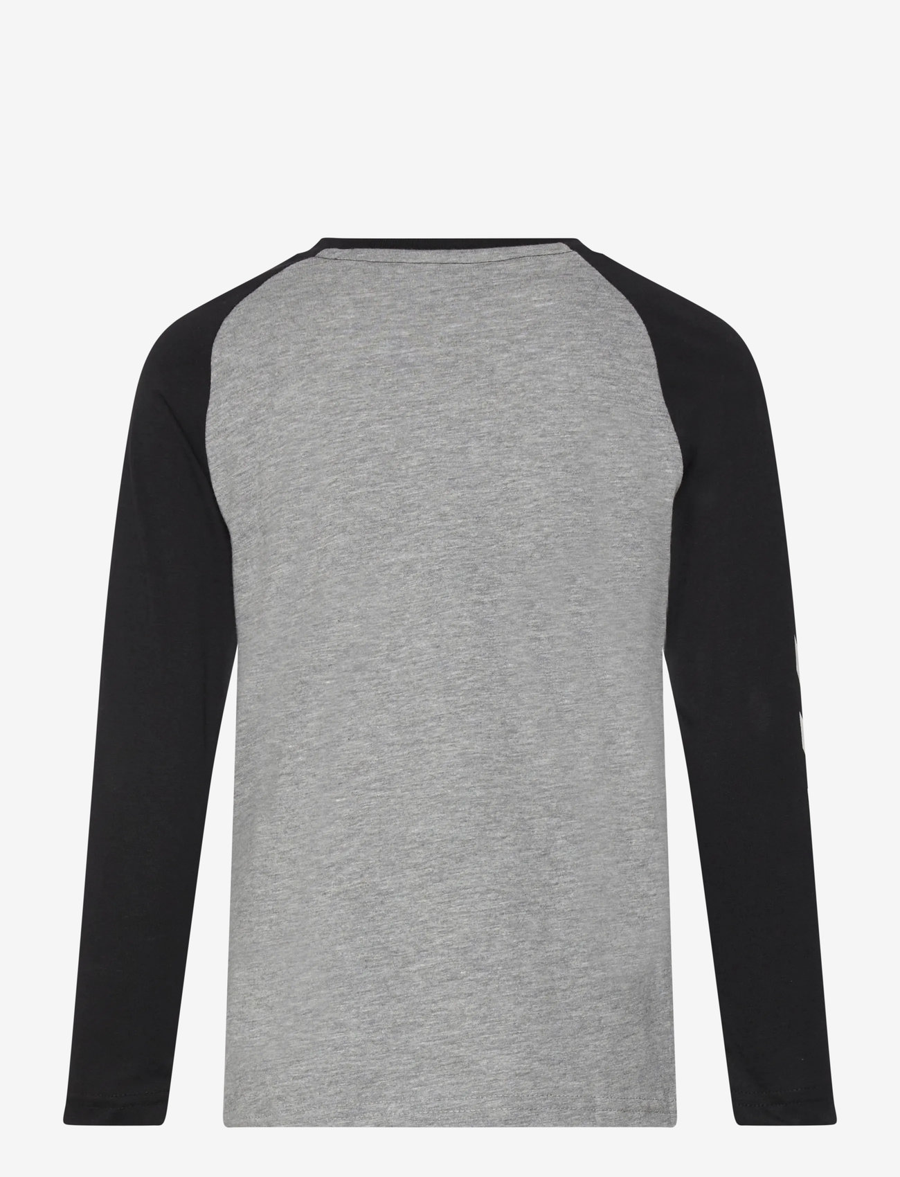 Hummel - hmlJR LOGO T-SHIRT L/S - grey melange - 1