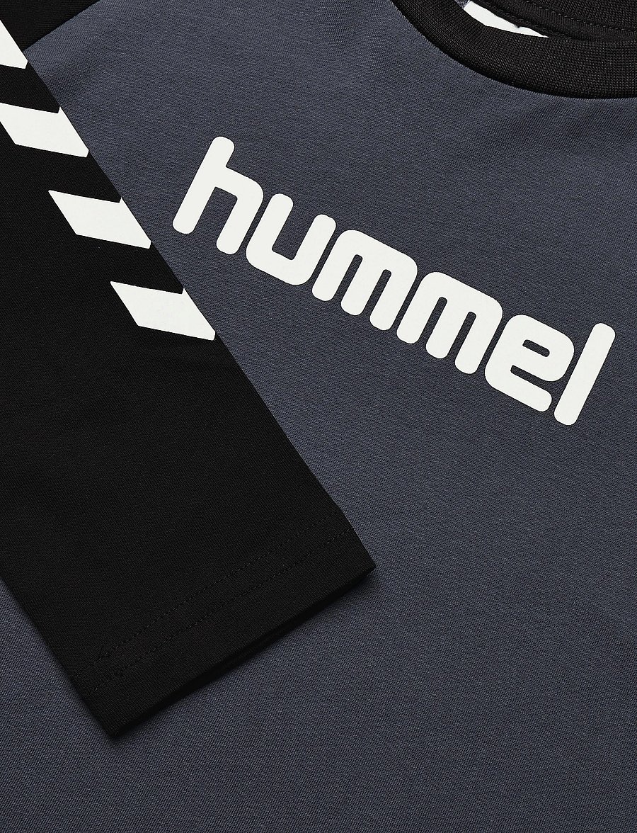 Hummel - hmlJR LOGO T-SHIRT L/S - langärmelig - ombre blue - 2