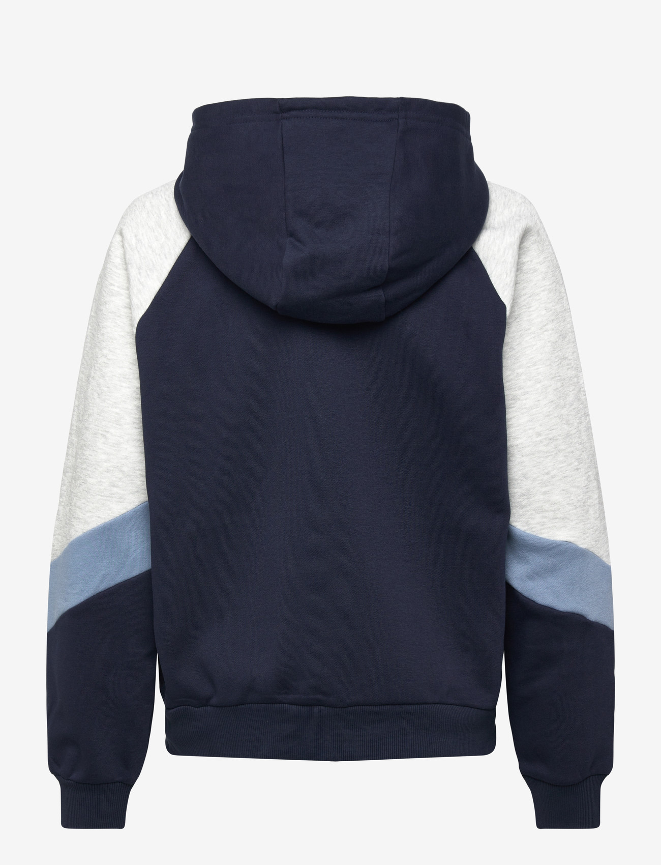 Hummel - hmlJR LOOSE BLOCKED ZIP HOODIE - kapuutsiga dressipluusid - dress blues/faded denim - 1