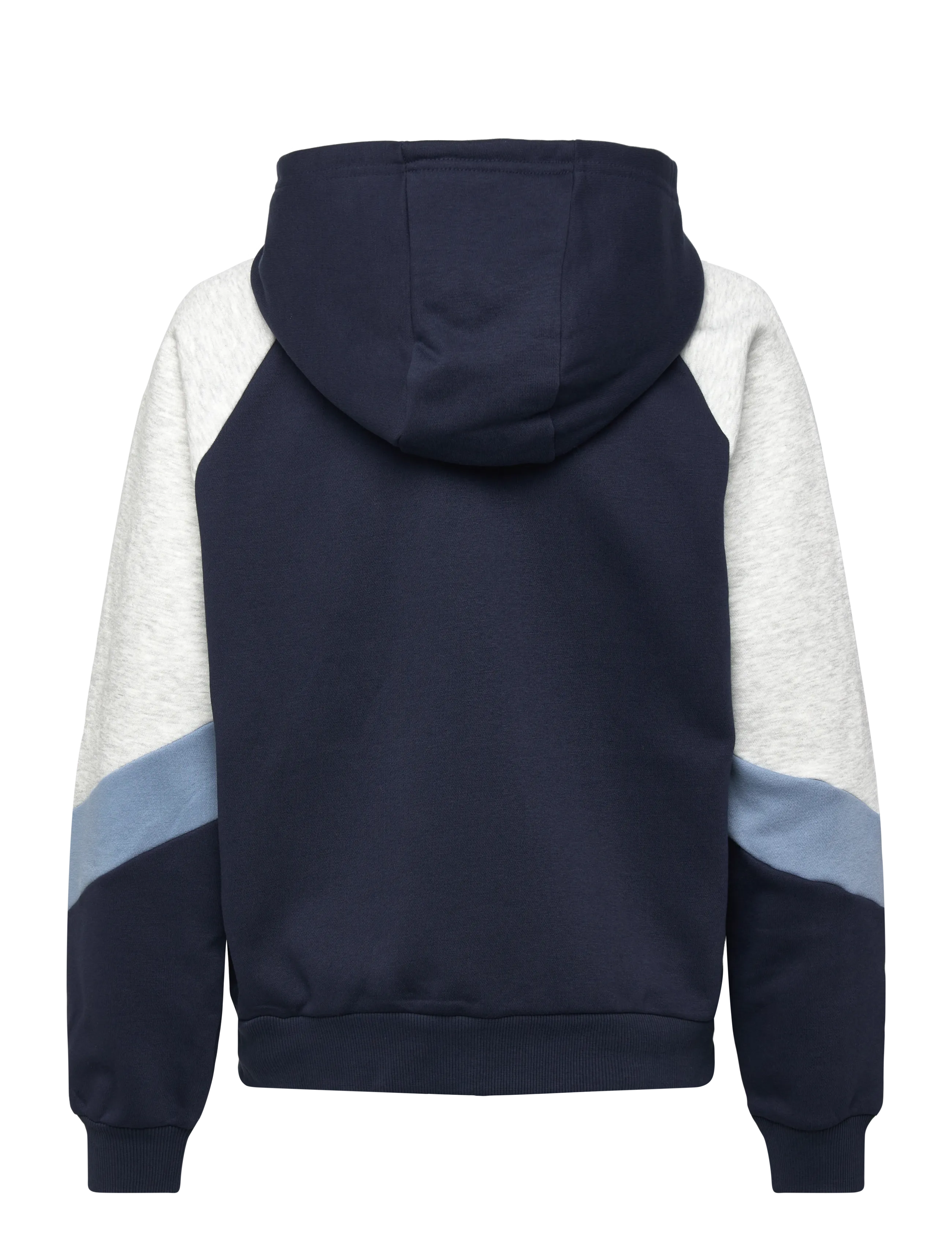 Hummel - hmlJR LOOSE BLOCKED ZIP HOODIE - džemperi ar kapuci - dress blues/faded denim - 1