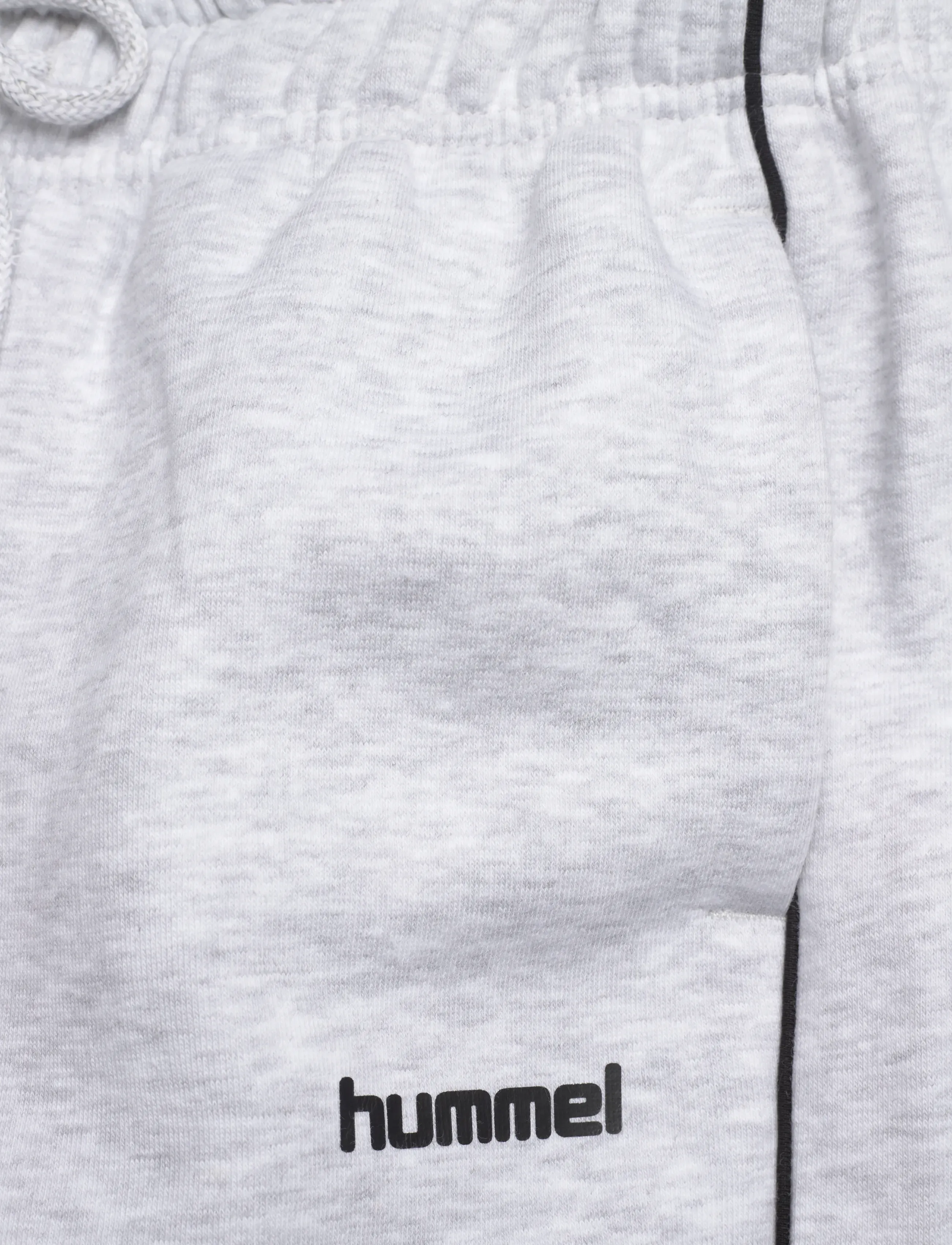 Hummel - hmlJR LOOSE SWEATPANT PIPING - sweatpants - light grey melange/black - 3