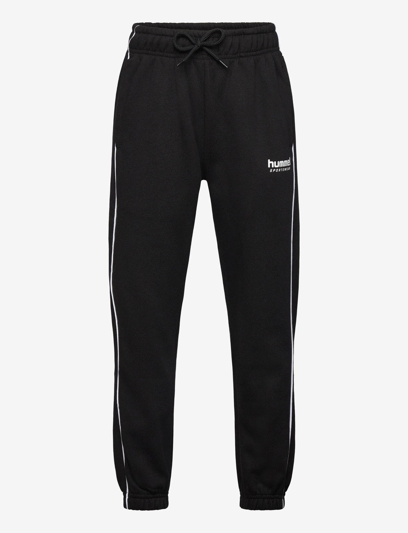 Hummel - hmlJR LOOSE SWEATPANT PIPING - jogginghosen - black - 0
