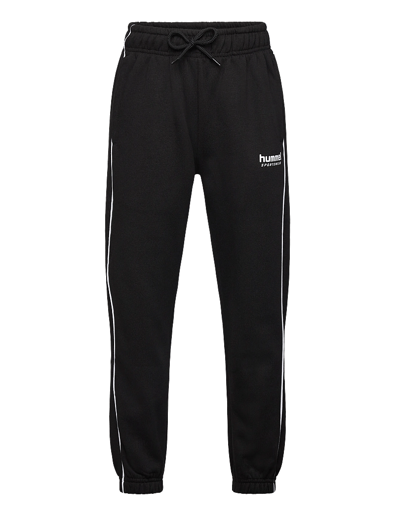 Hummel - hmlJR LOOSE SWEATPANT PIPING - jogginghosen - black - 0
