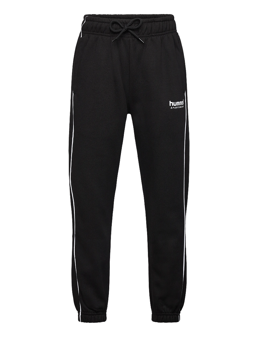 Hummel - hmlJR LOOSE SWEATPANT PIPING - jogginghosen - black - 0