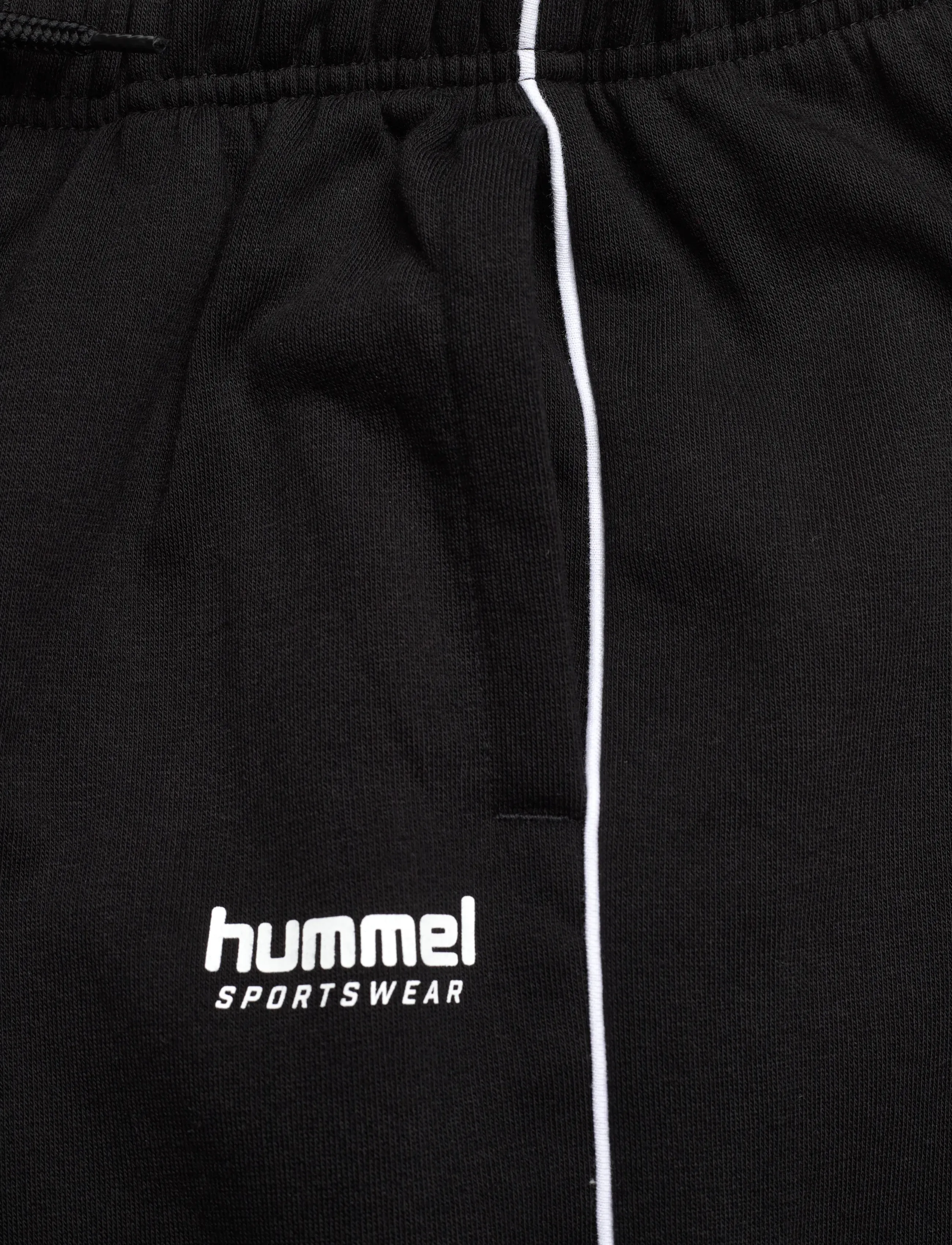 Hummel - hmlJR LOOSE SWEATPANT PIPING - sportines kelnaites - black - 2