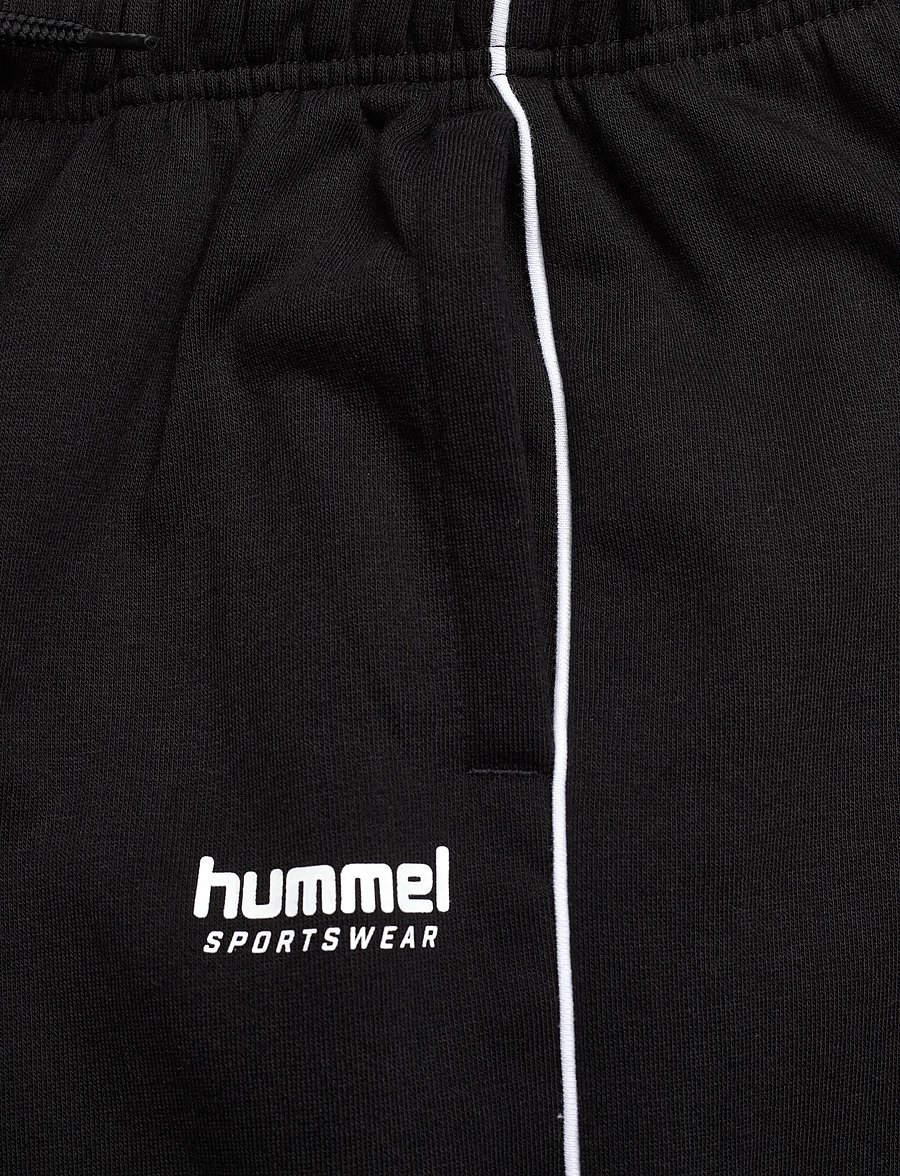 Hummel - hmlJR LOOSE SWEATPANT PIPING - sportines kelnaites - black - 2