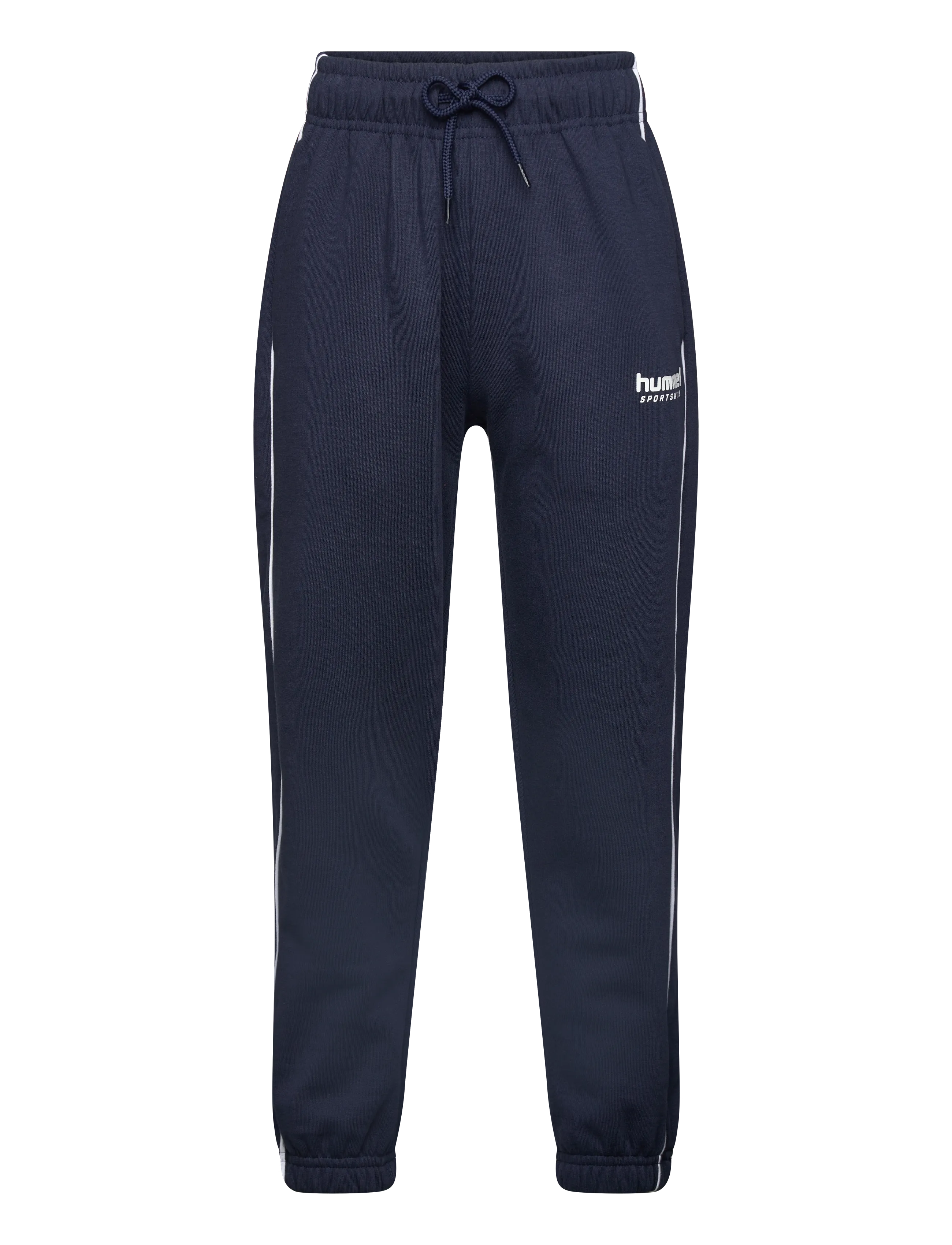 Hummel Hmljr Loose Sweatpant Piping, 116, Unterteile, Marineblau - Sweatpants, Kinder