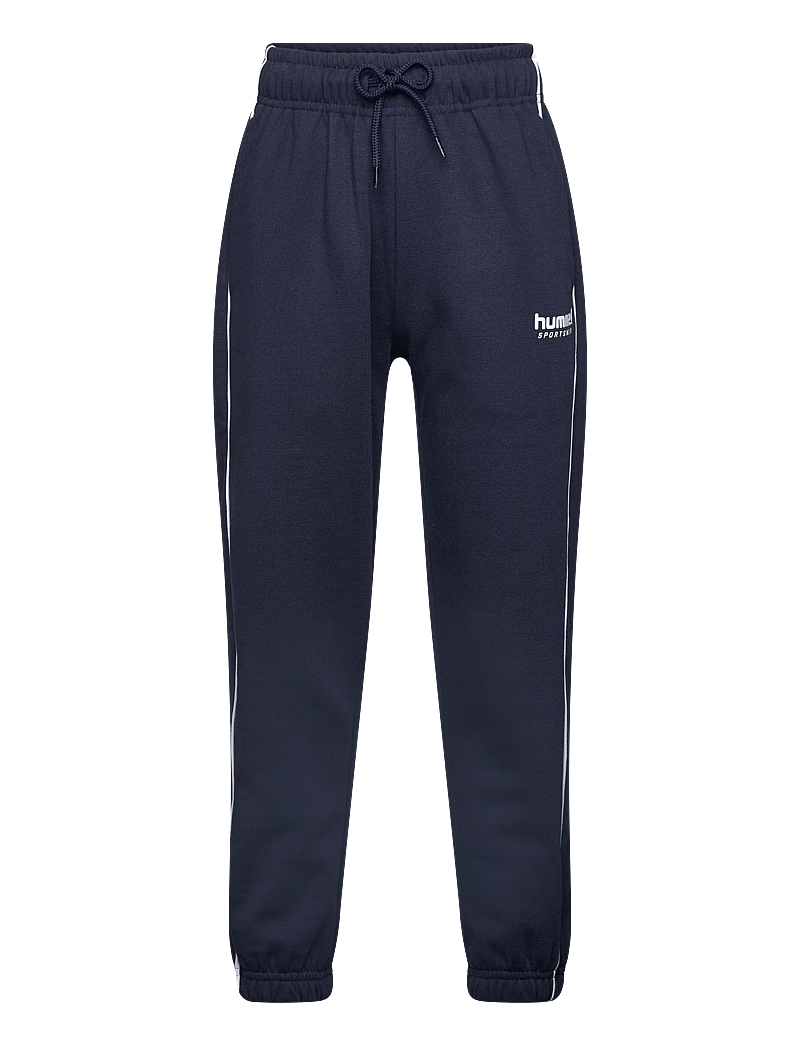 Hummel - hmlJR LOOSE SWEATPANT PIPING - dressipüksid - dress blues - 0