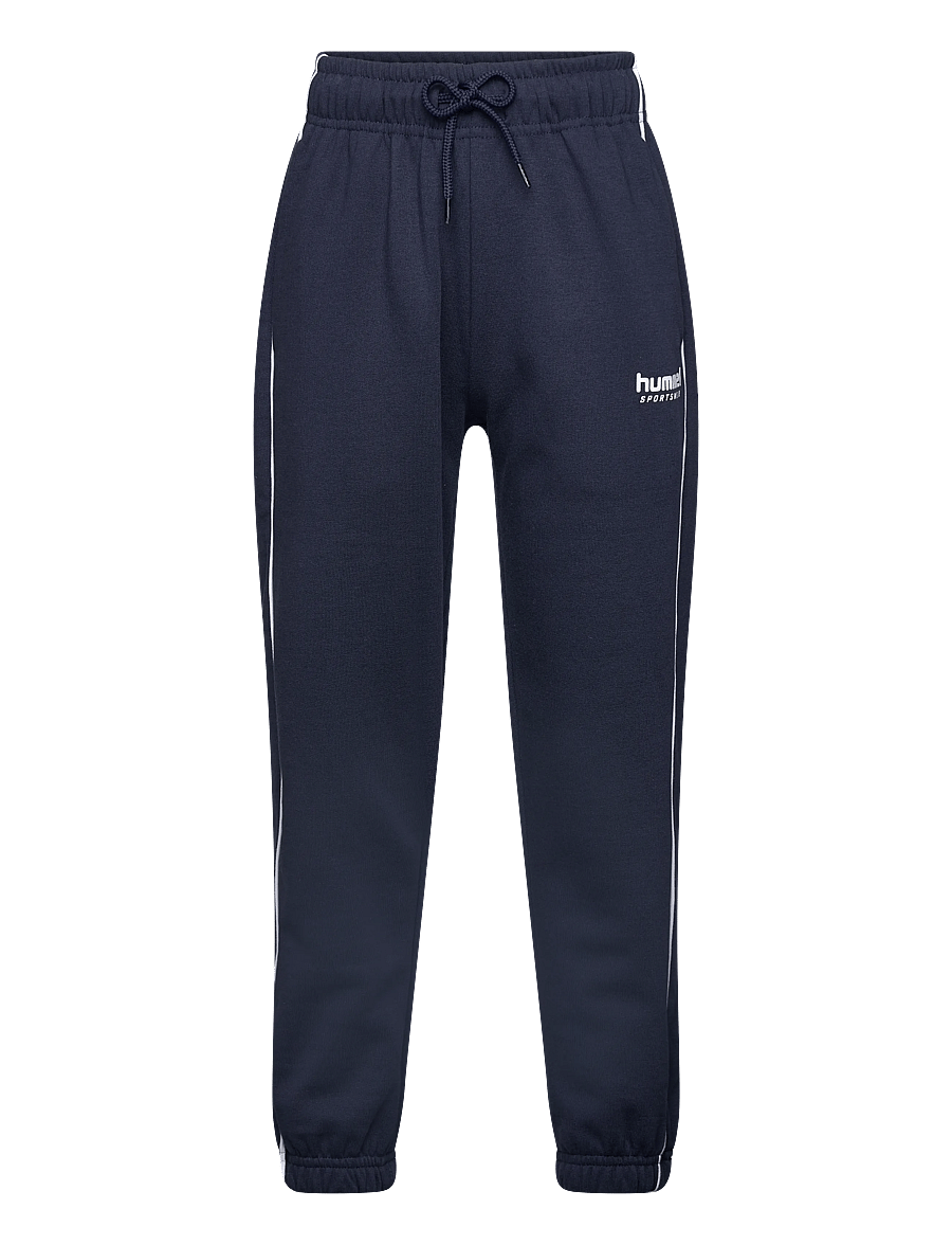 Hummel - hmlJR LOOSE SWEATPANT PIPING - jogginghosen - dress blues - 0