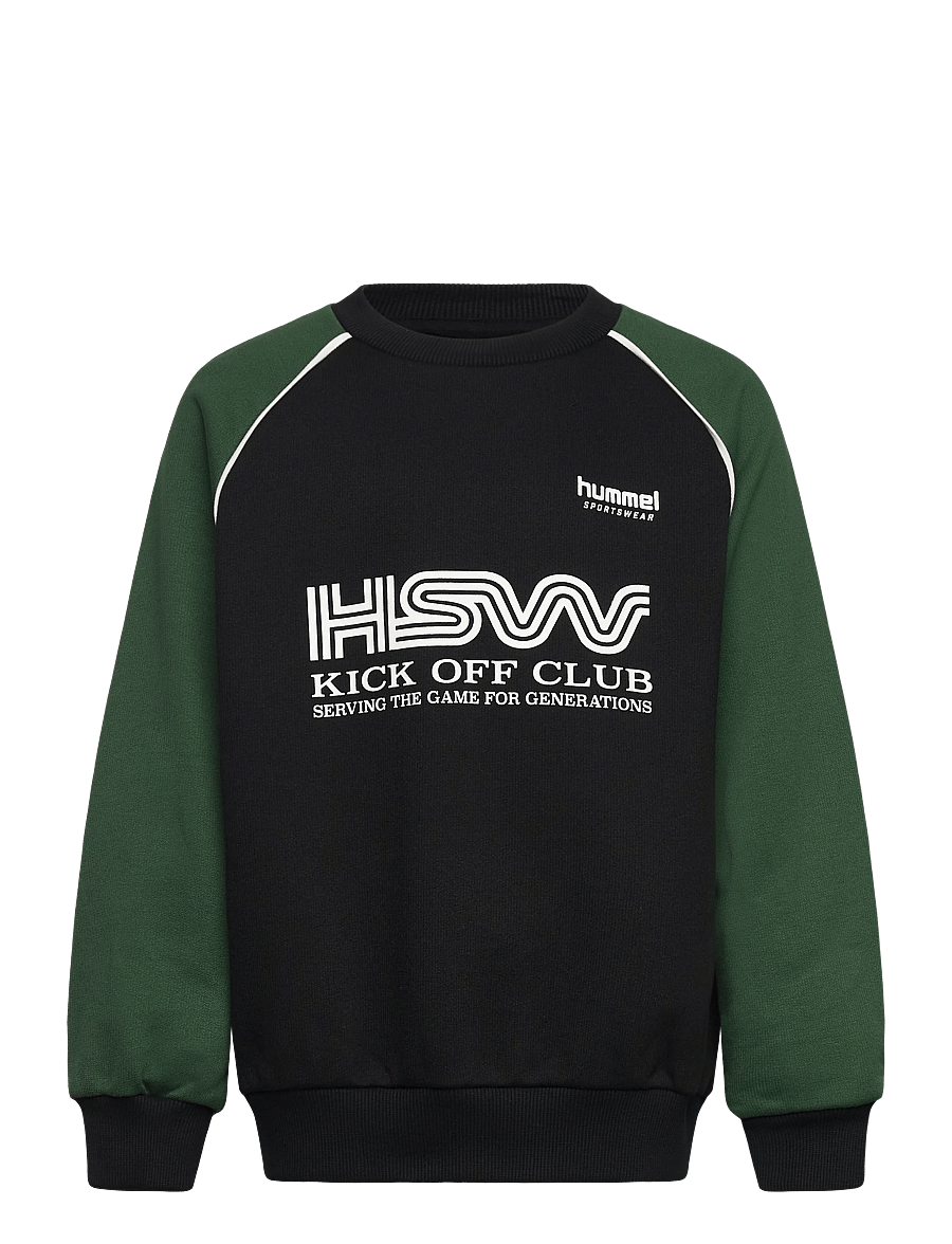 Hummel - hmlJR OVERSIZED CREW HSW - sweatshirts - dark green - 0