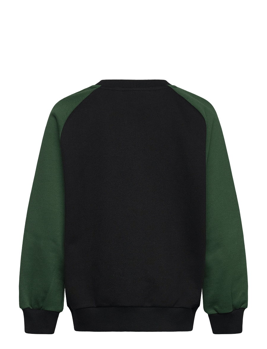 Hummel - hmlJR OVERSIZED CREW HSW - sweatshirts - dark green - 1