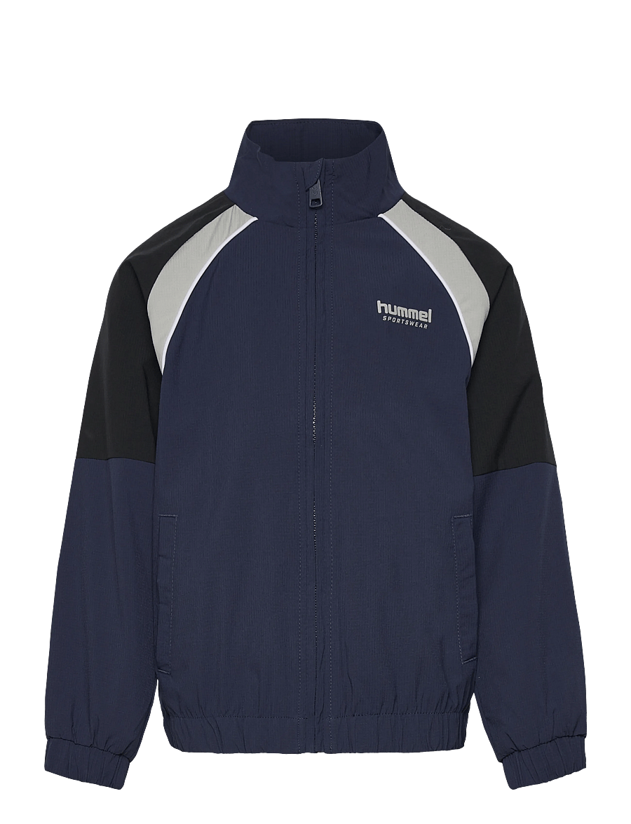 Hummel - hmlJR LOOSE TRACKSUIT ZIP JACKET - collegepaidat - dress blues - 0