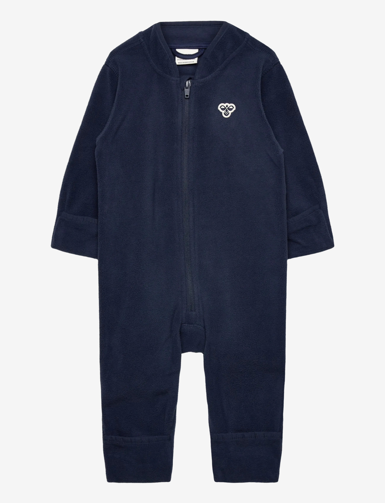 Hummel - hmlMINI FLEECE ZIP SUIT BEE - pitkähihaiset - dress blues - 0