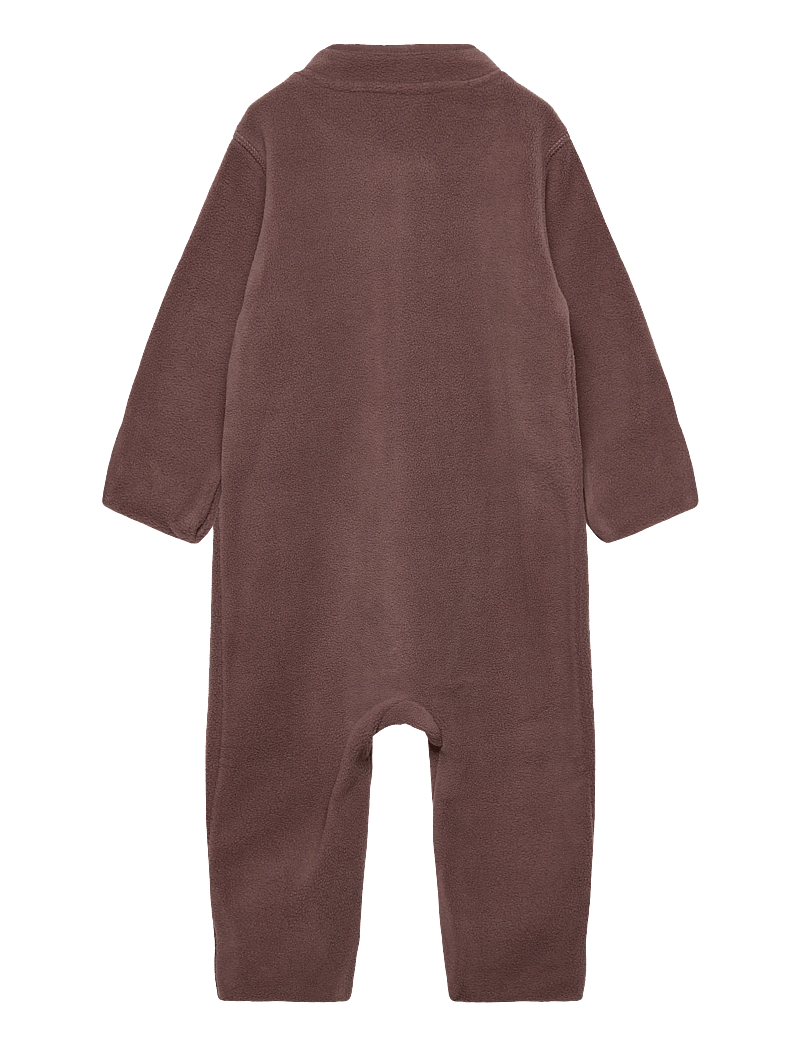 Hummel - hmlMINI FLEECE ZIP SUIT BEE - långärmade bodysuits - peppercorn - 1