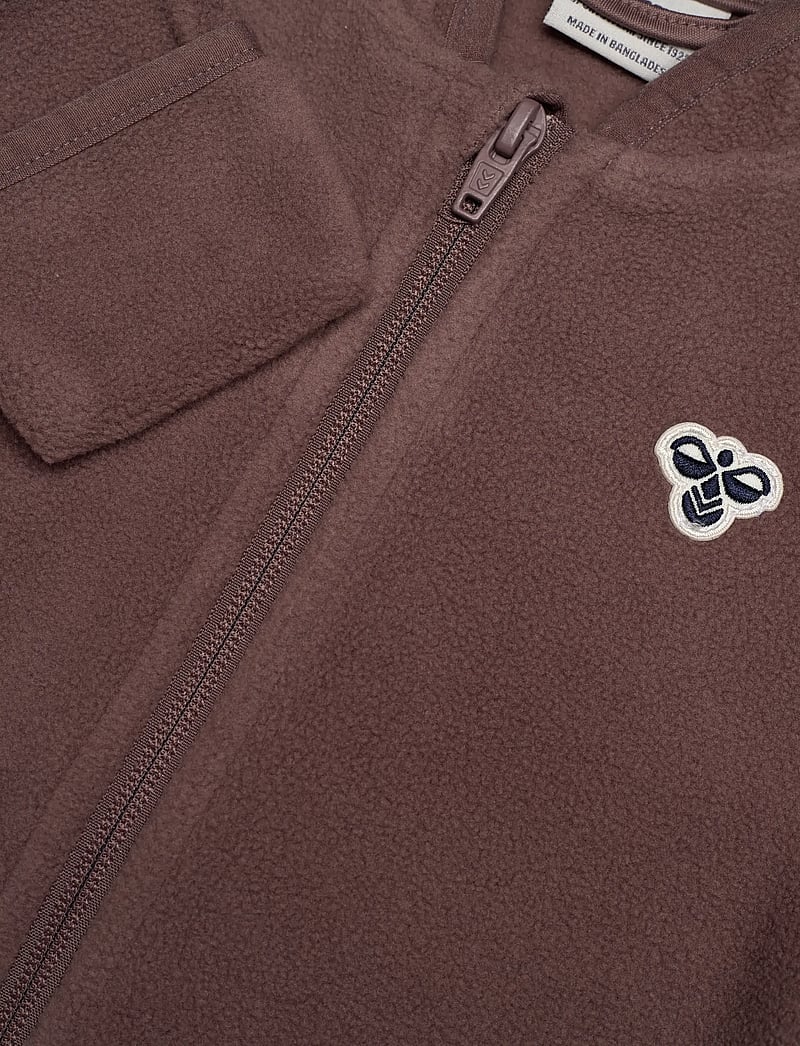 Hummel - hmlMINI FLEECE ZIP SUIT BEE - långärmade bodysuits - peppercorn - 2