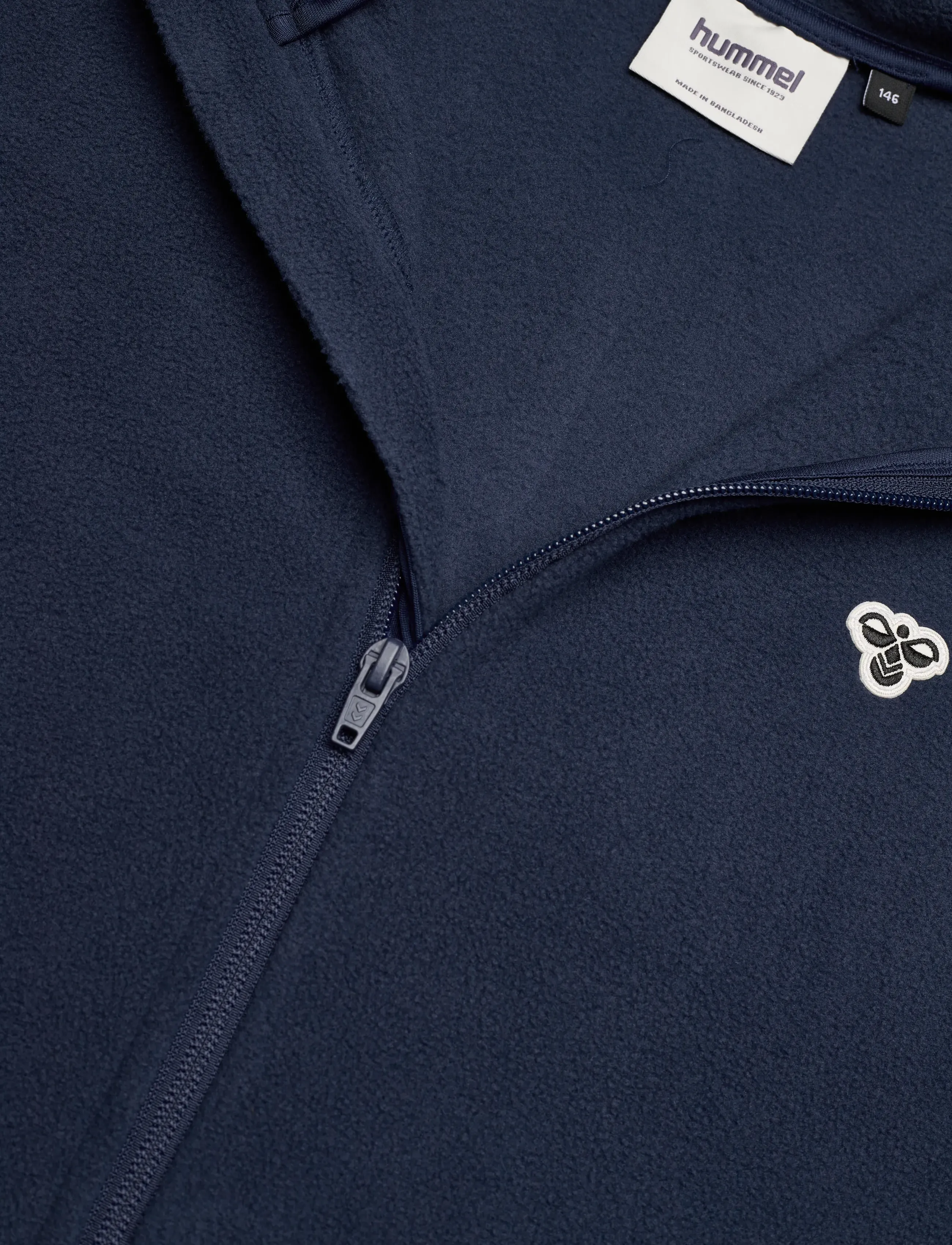 Hummel - hmlJR FLEECE ZIP JACKET BEE - fall jackets - dress blues - 2