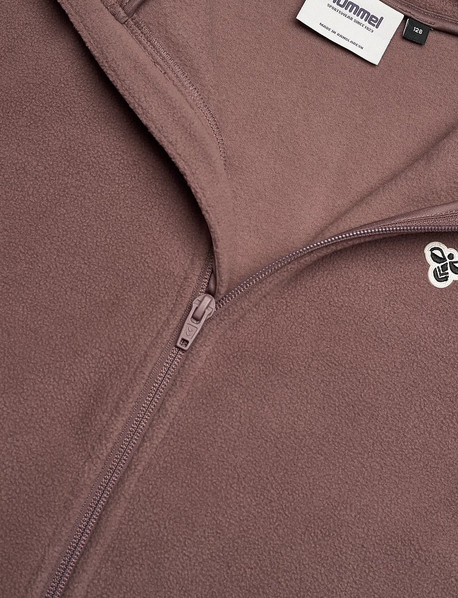 Hummel - hmlJR FLEECE ZIP JACKET BEE - isolierte jacken - peppercorn - 2