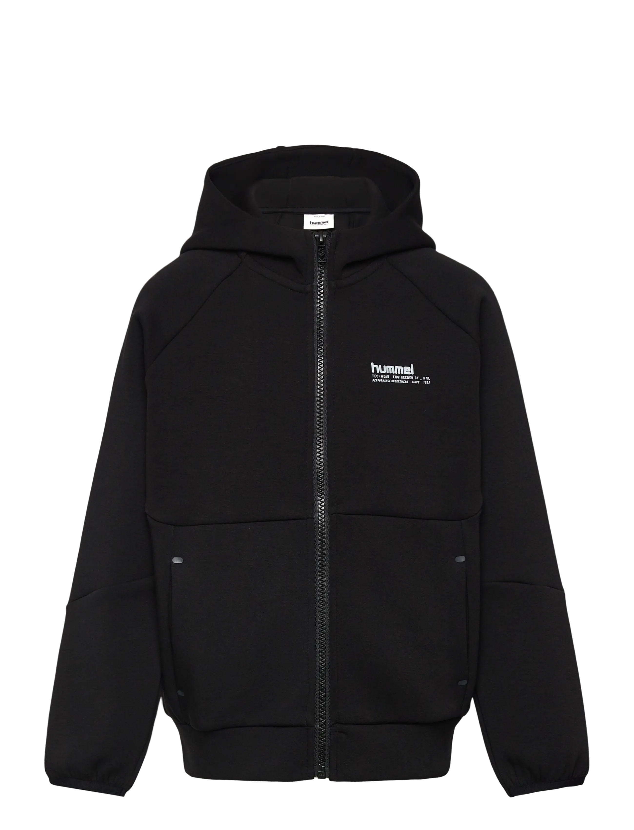 Hummel Hmljr Tech Fleece Zip Hoodie, 122/128, Sweatshirts & Hoodies, Schwarz - Kinder