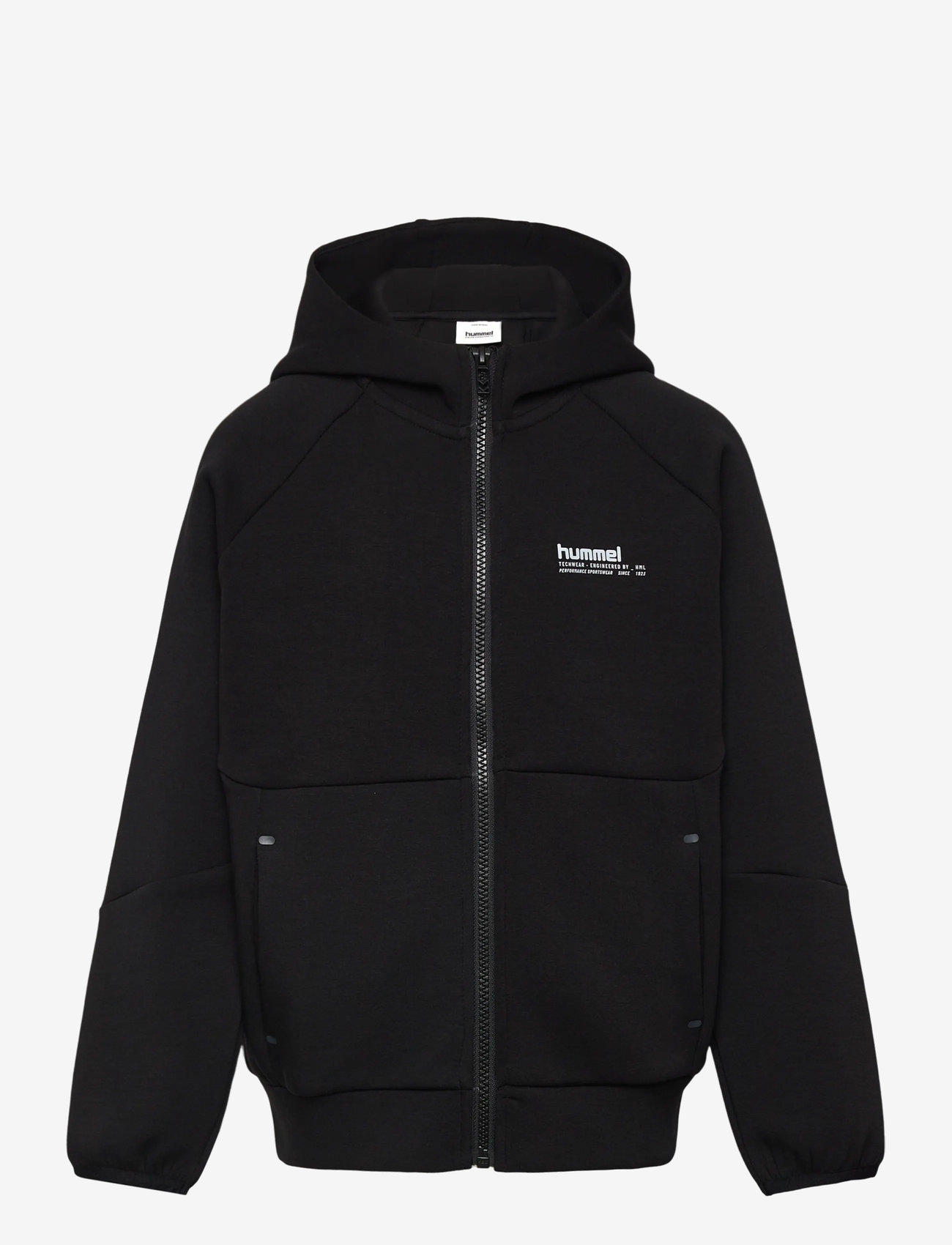 Hummel - hmlJR TECH FLEECE ZIP HOODIE - hættetrøjer - black - 0