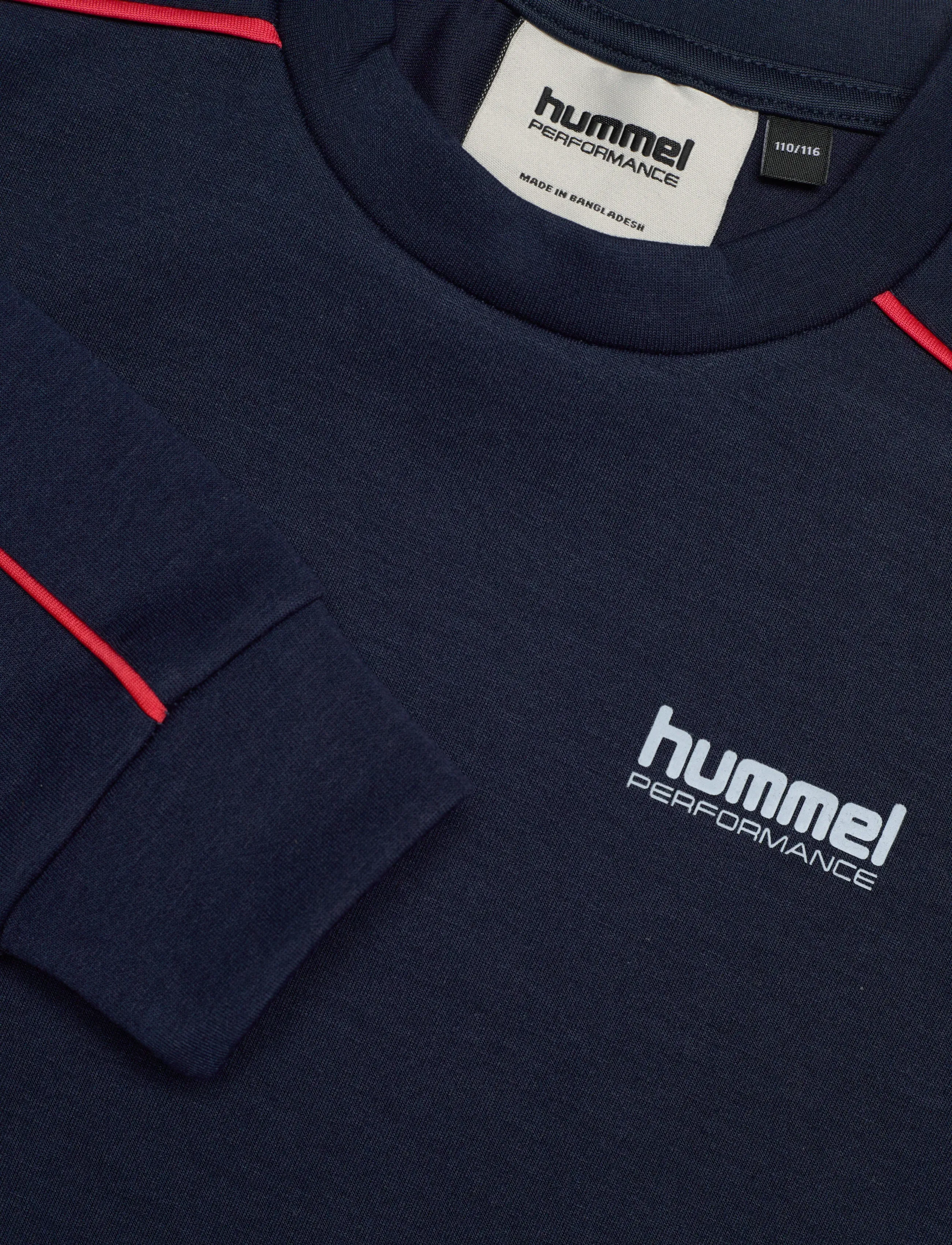 Hummel - hmlJR INTERLOCK CREWNECK - summer savings - dress blues - 2