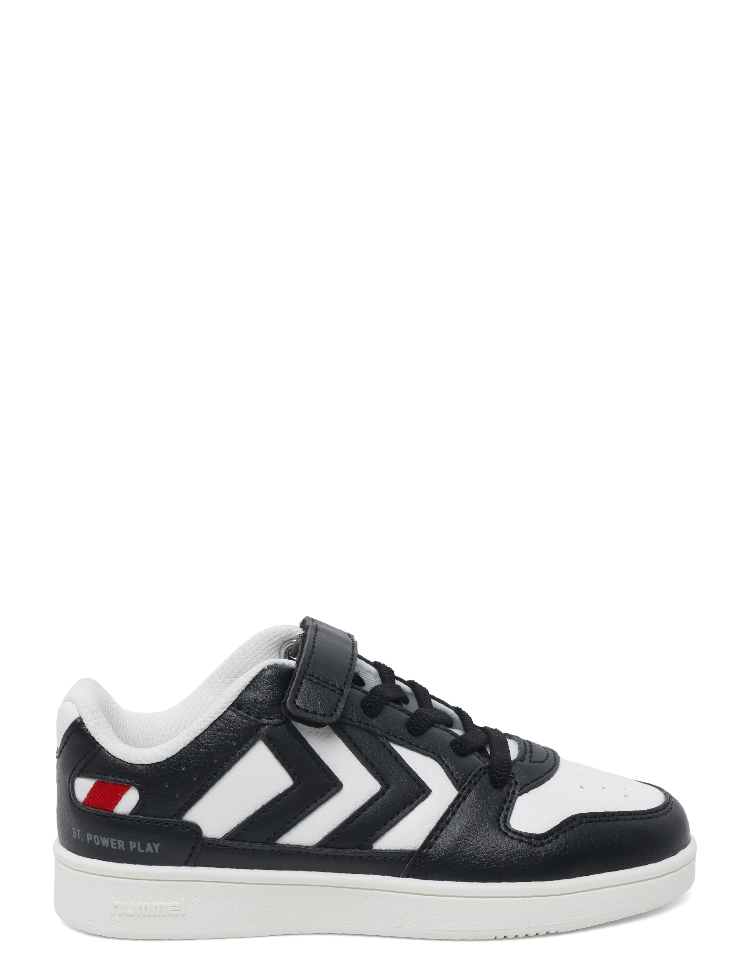 Hummel - ST POWER PLAY JR - lave sneakers - white/black - 2