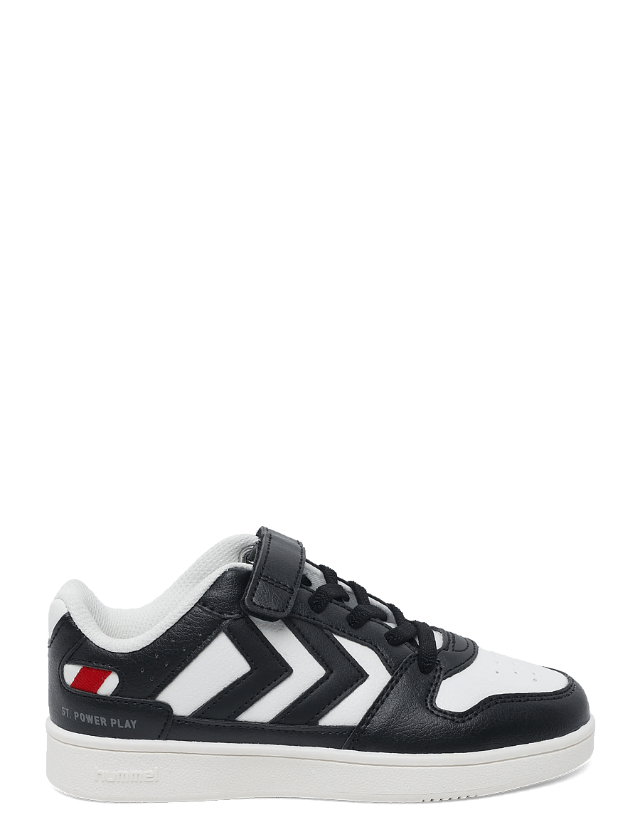 Hummel - ST POWER PLAY JR - lave sneakers - white/black - 2